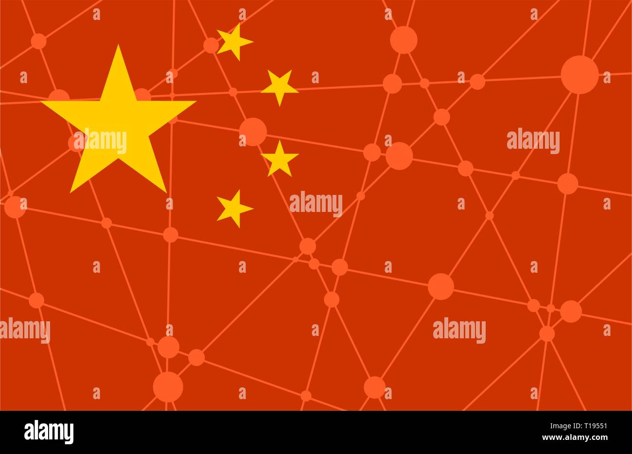 China flag concept Stock Vector Image & Art Alamy