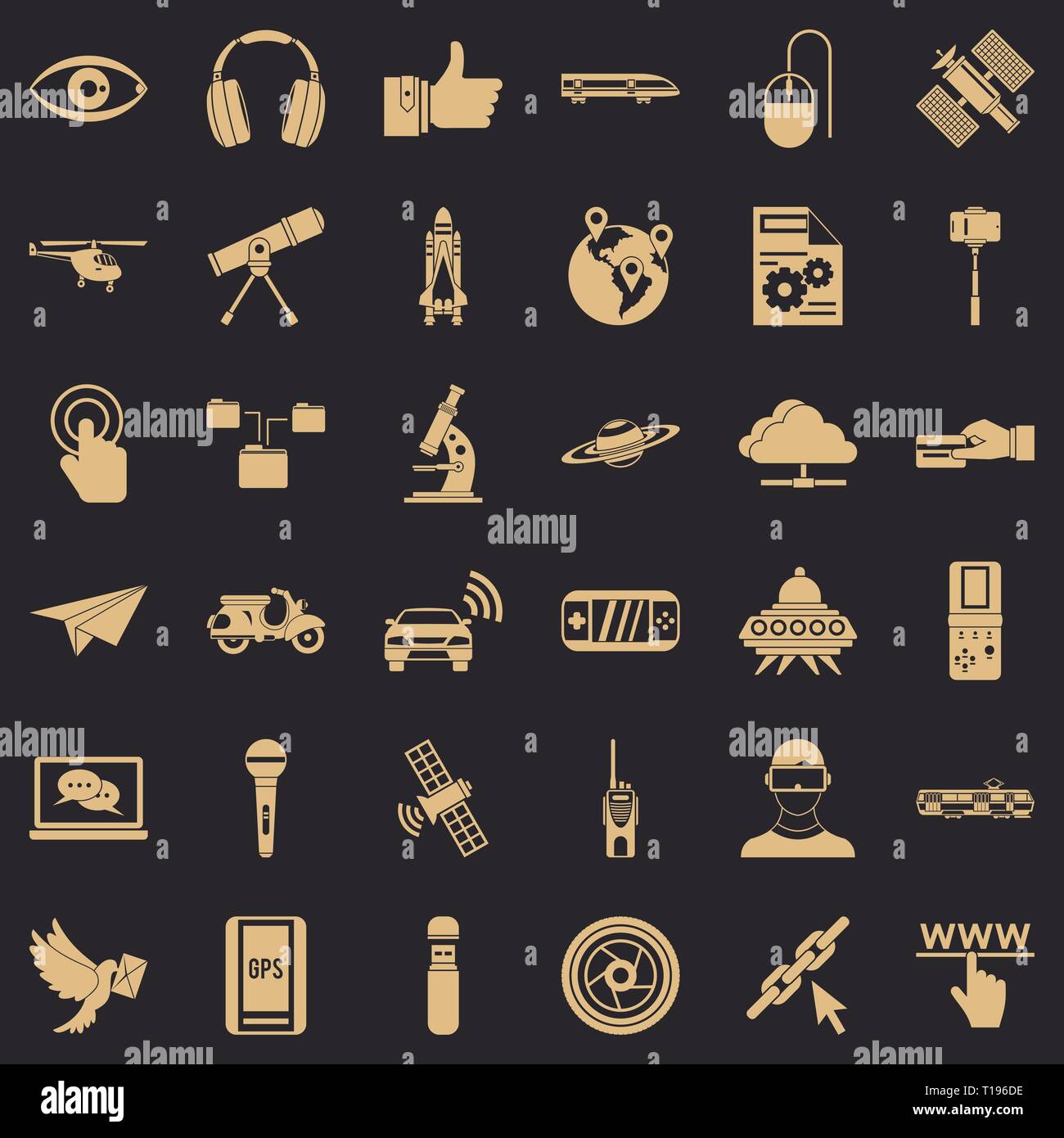 Broadcasting gear Stock Vector Images - Alamy