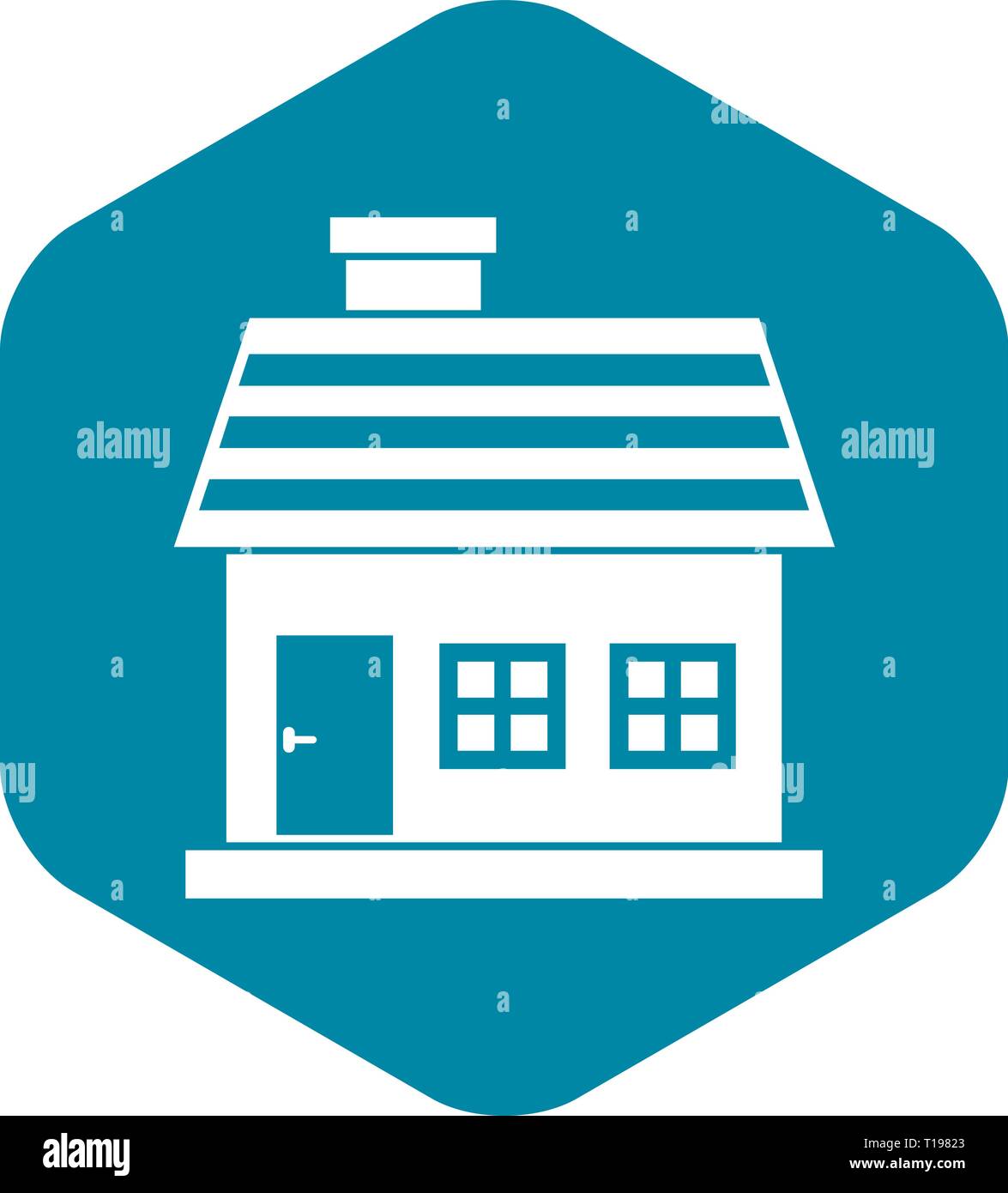 One-storey house icon, simple style Stock Vector Image & Art - Alamy