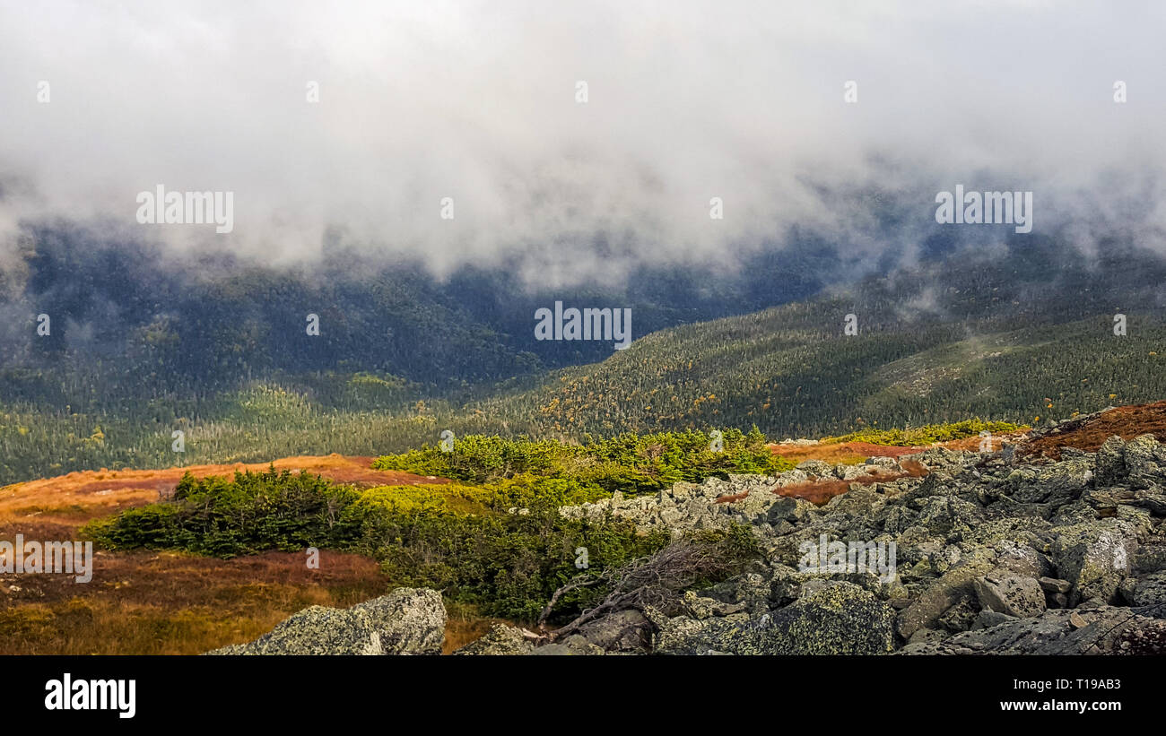 White mountains in new Hampshire Stock Photo Alamy