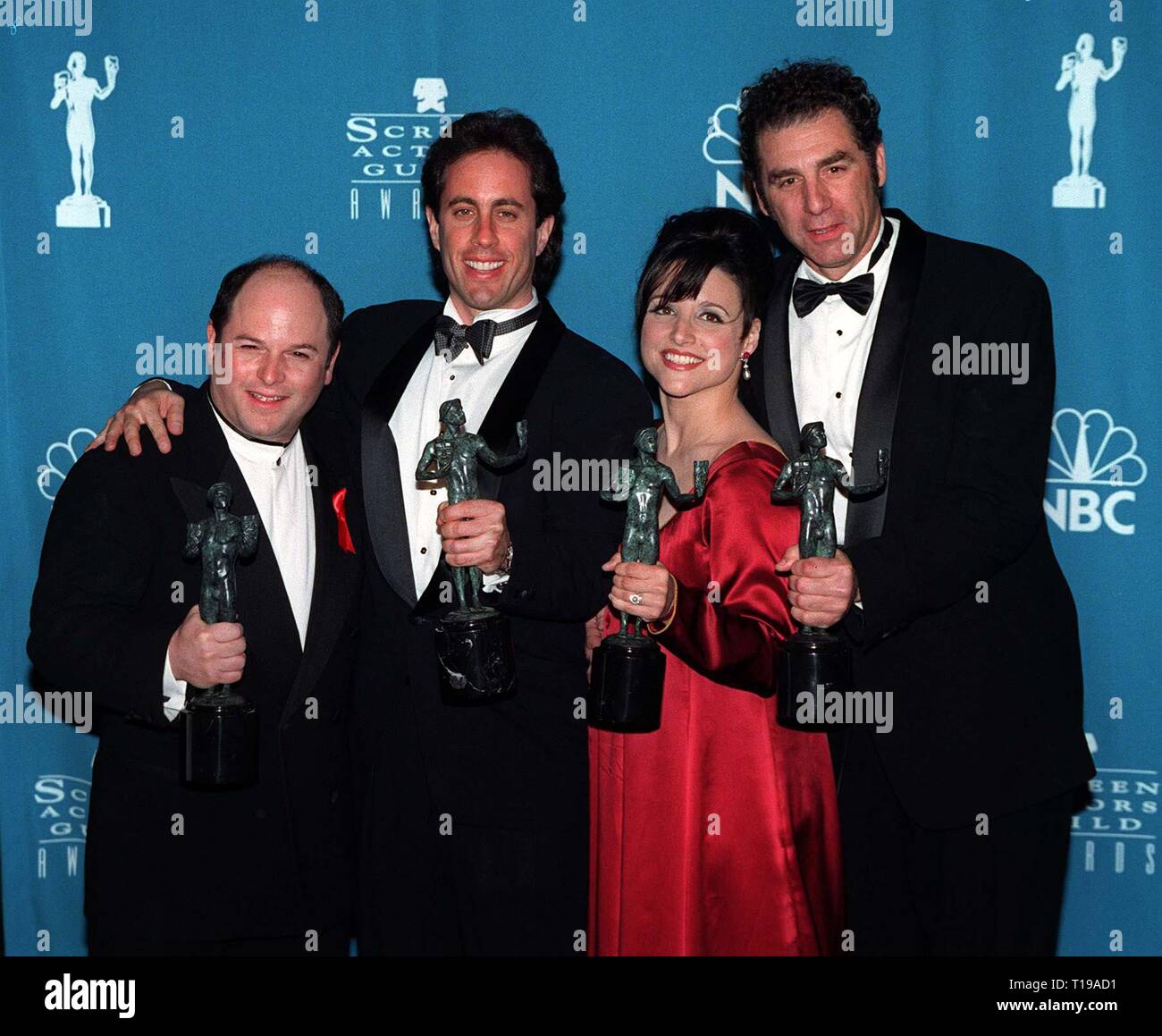 LOS ANGELES, CA. February 23, 1997: Seinfeld stars JASON ALEXANDER
