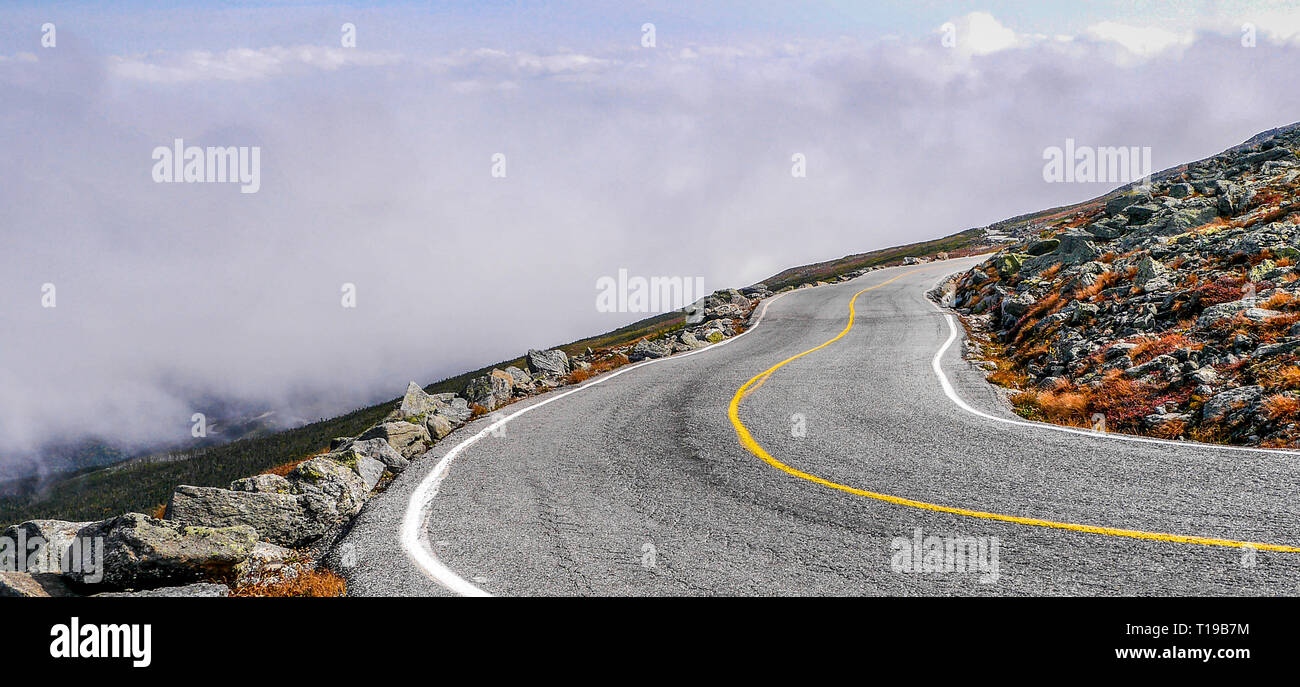 Mount washington state white mountains mount hi-res stock photography ...