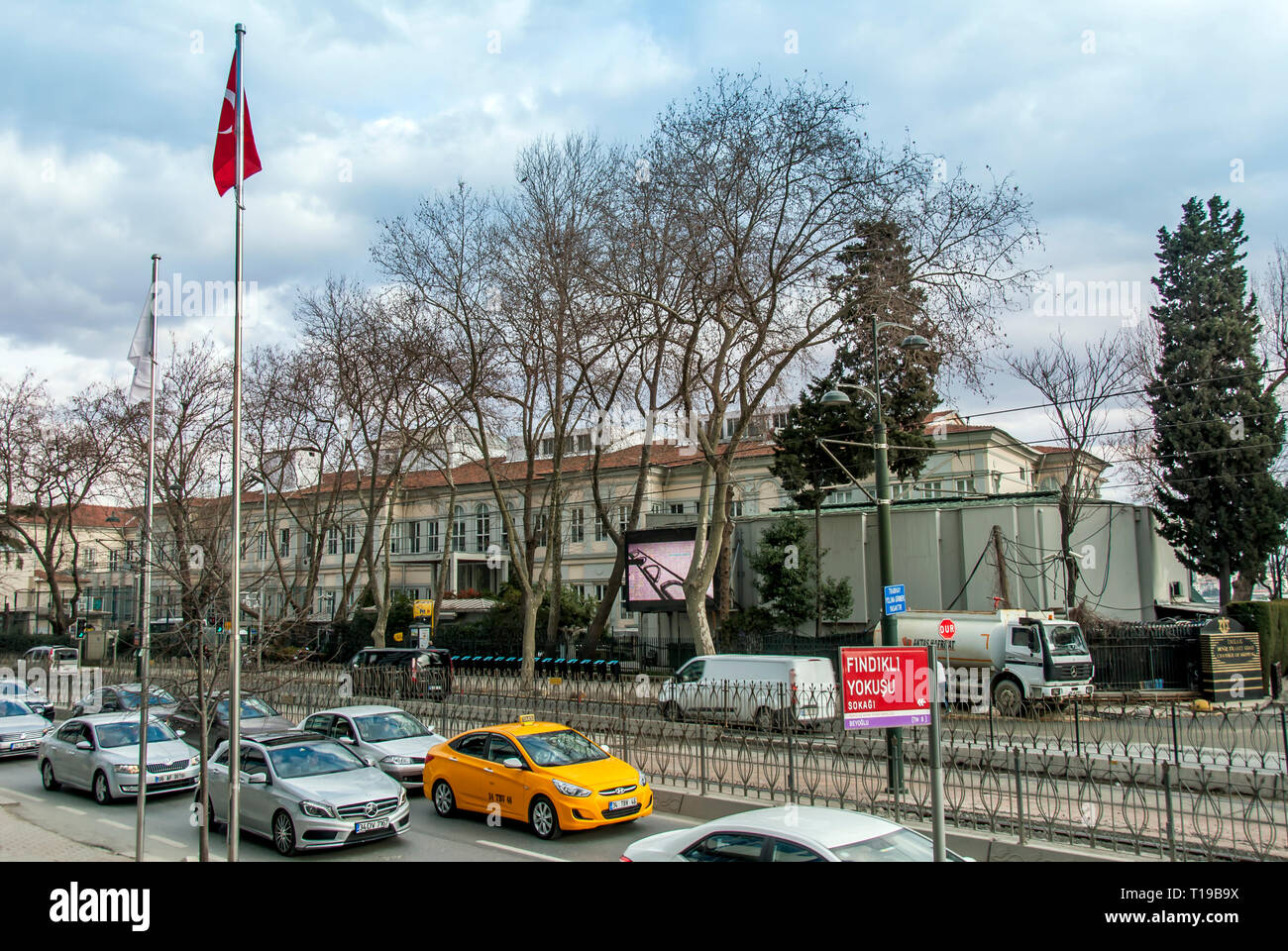 Istanbul, Turkey, 29 January 2019: Mimar Sinan Fine Arts University 1882,  Beyoglu district Stock Photo - Alamy