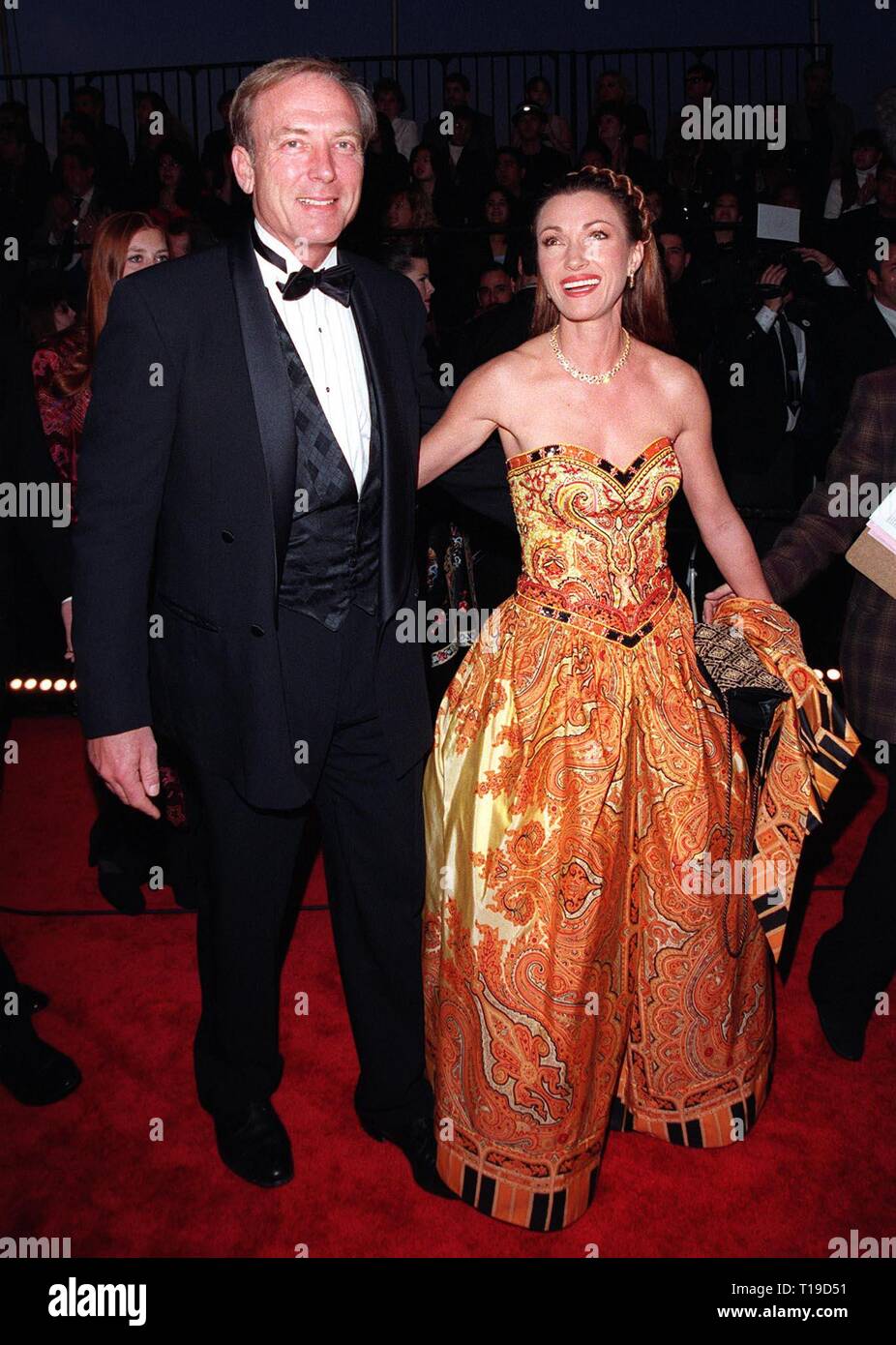 LOS ANGELES, CA January 11, 1998 Actress JANE SEYMOUR & husband