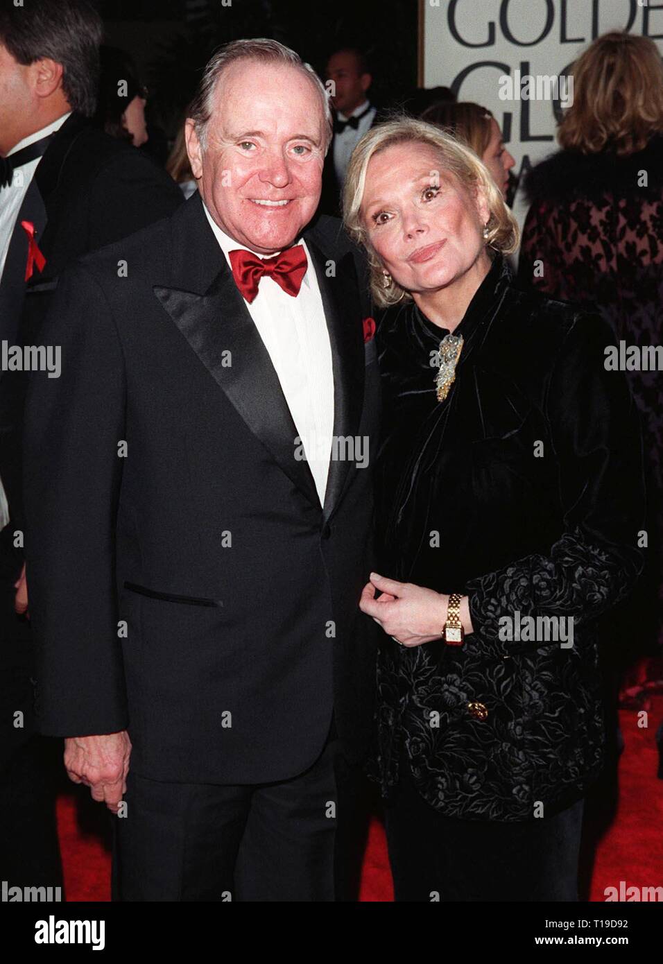 LOS ANGELES, CA January 18, 1998 Actor JACK LEMMON & wife at the