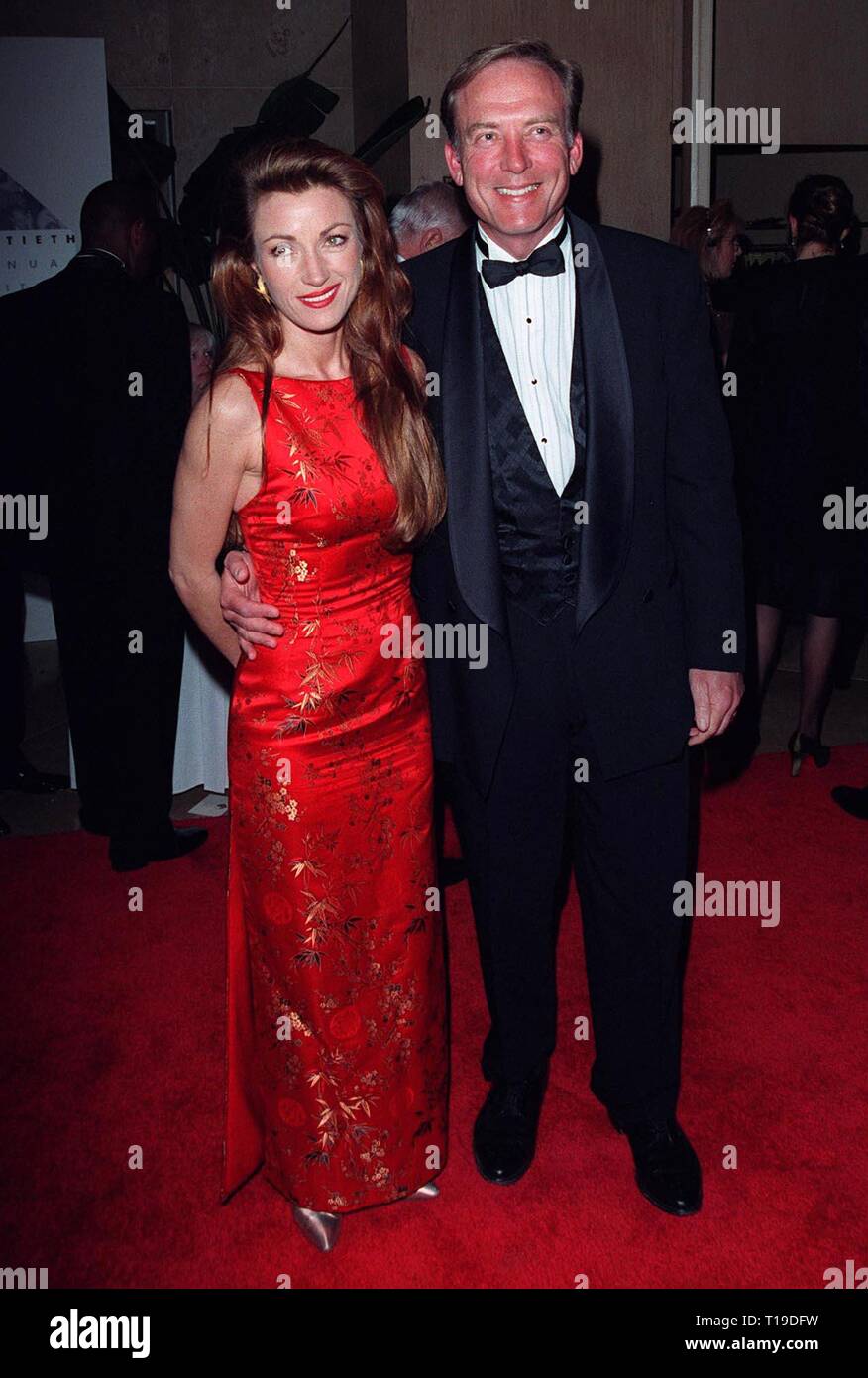 LOS ANGELES, CA February 21, 1998 Actress JANE SEYMOUR & husband