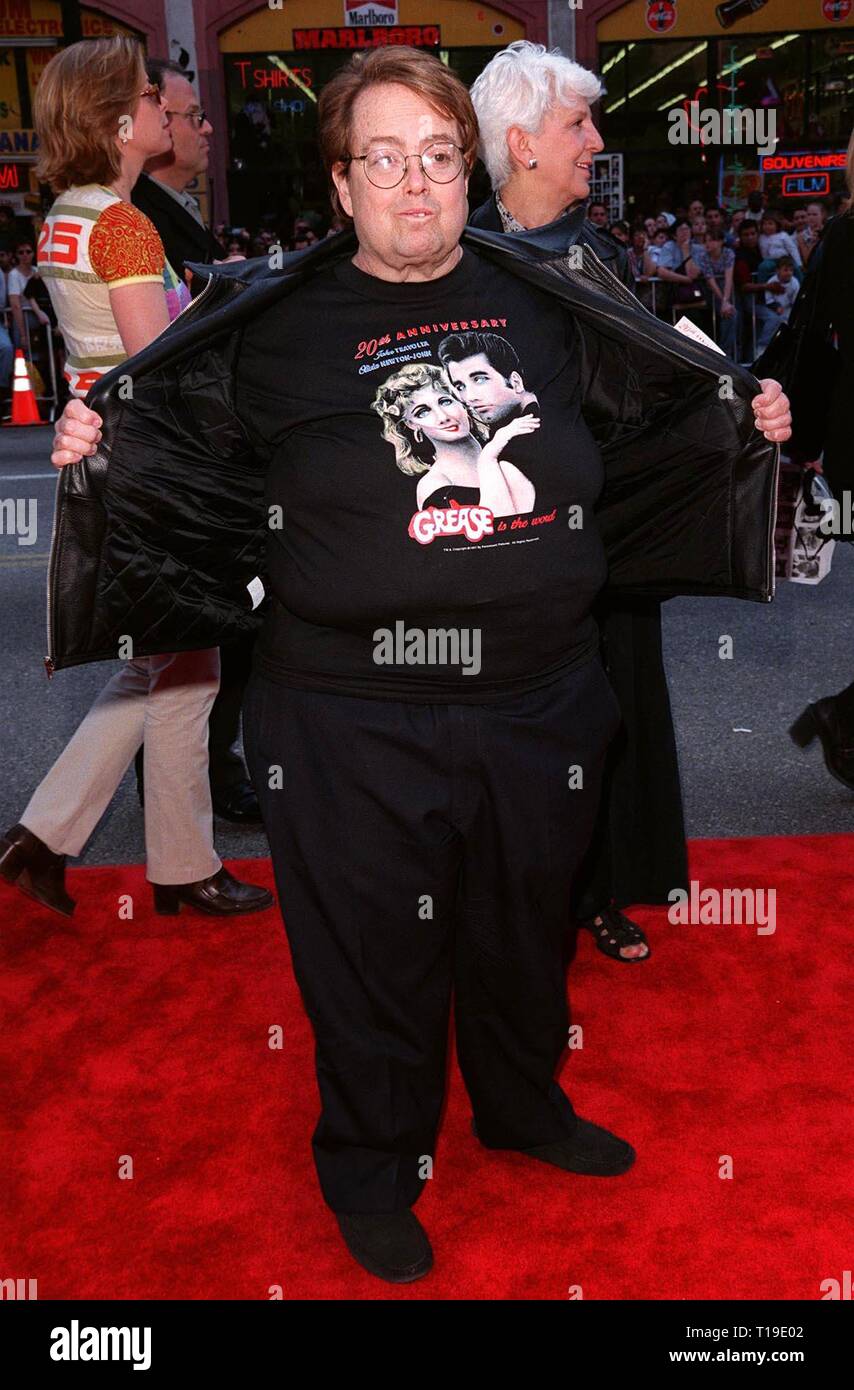 LOS ANGELES, CA - March 15, 1998: Producer ALLAN CARR at 20th anniversary  re-premiere of "Grease" at Mann's Chinese Theatre, Hollywood Stock Photo -  Alamy