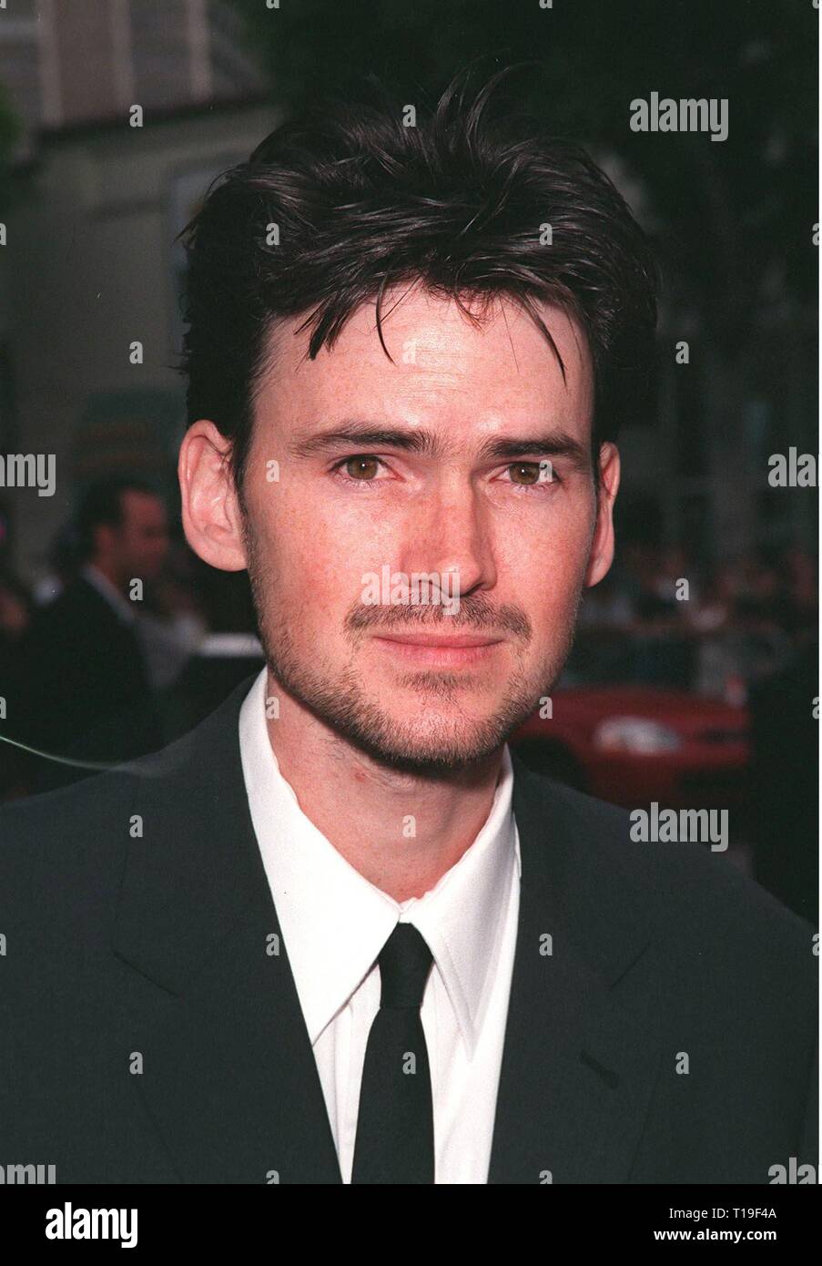 LOS ANGELES, CA - July 22, 1998:  Actor JEREMY DAVIES at world premiere of his new movie, "Saving Private Ryan," in Los Angeles. Stock Photo