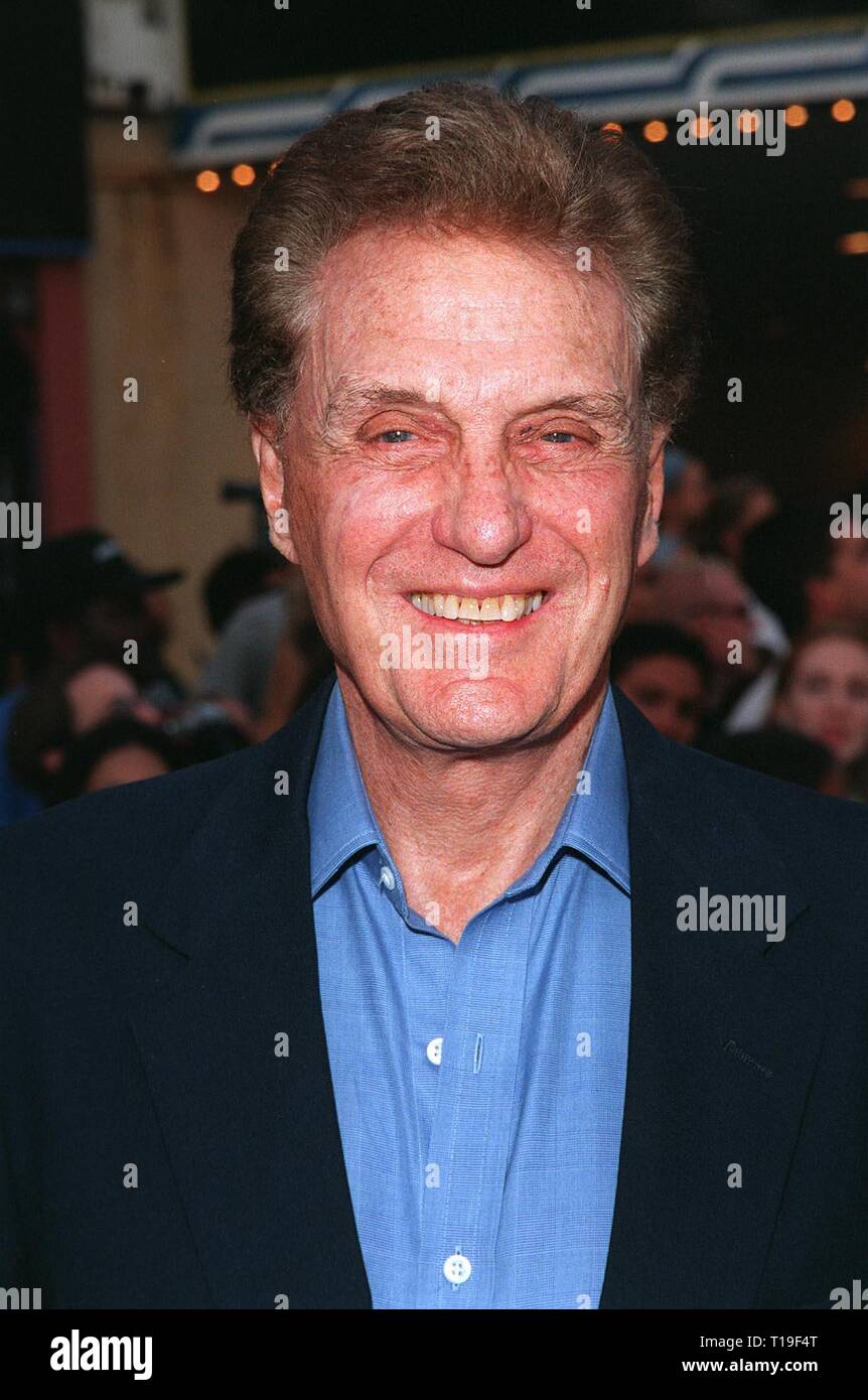 LOS ANGELES, CA - July 21, 1998:  Actor ROBERT STACK at the world premiere of Steven Spielberg's new movie, 'Saving Private Ryan,' in Los Angeles. Stock Photo