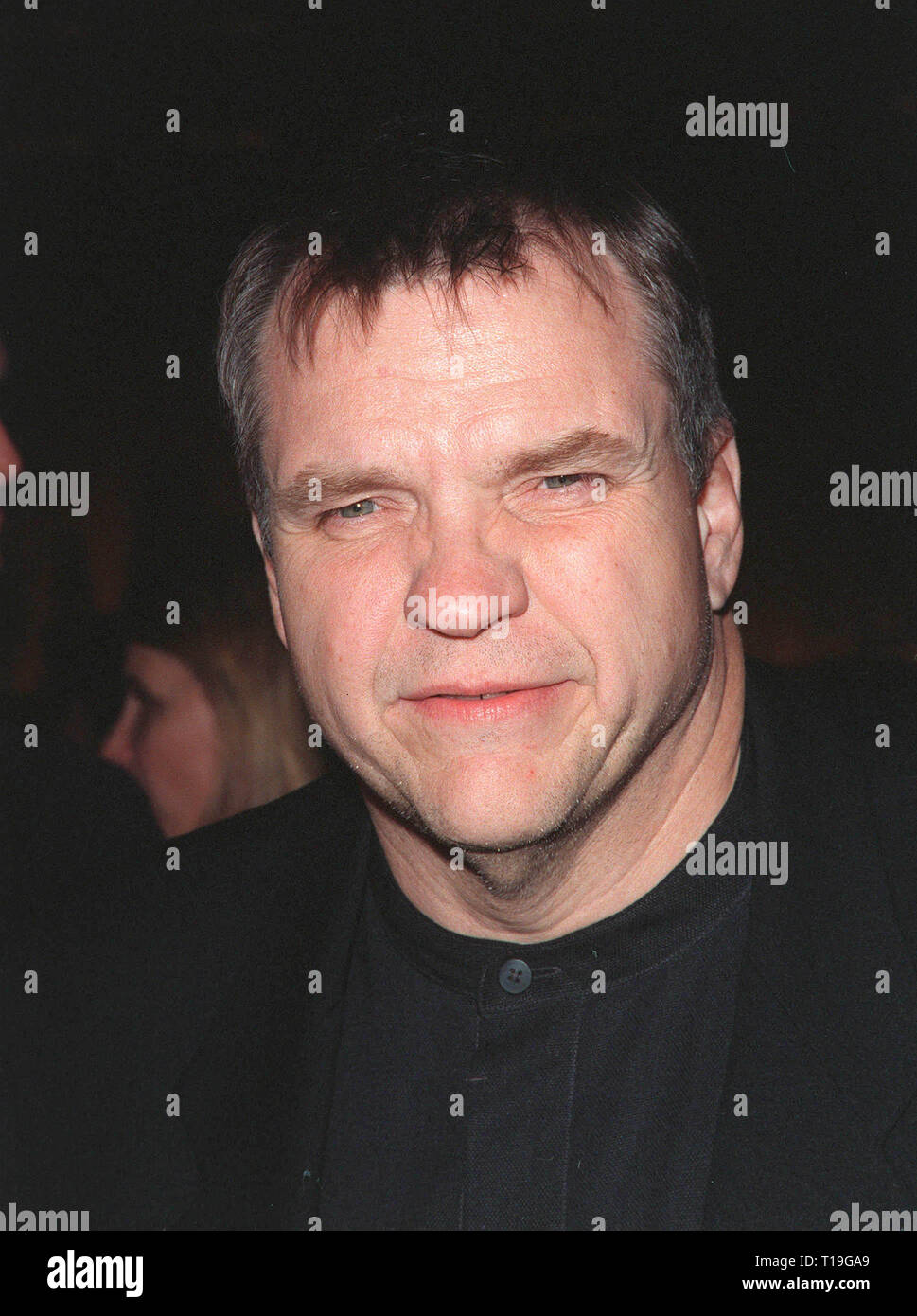 LOS ANGELES, CA - October 8, 1998: Singer/actor MEAT LOAF at the Los Angeles premiere of his new movie 'The Mighty' in which he stars with Sharon Stone & Gillian Anderson. Stock Photo