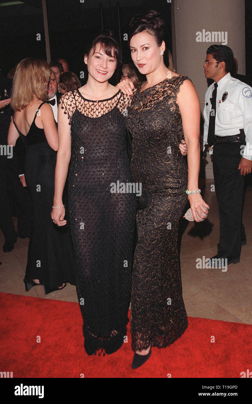 LOS ANGELES, CA October 24, 1998 Actress JENNIFER TILLY (right) & sister BECKY TILLY at the