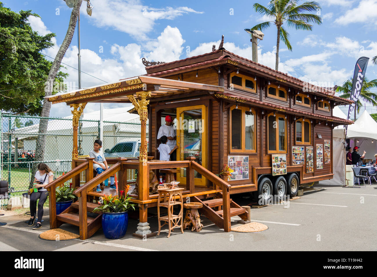 Maui Fair Tiny House Stock Photo Alamy