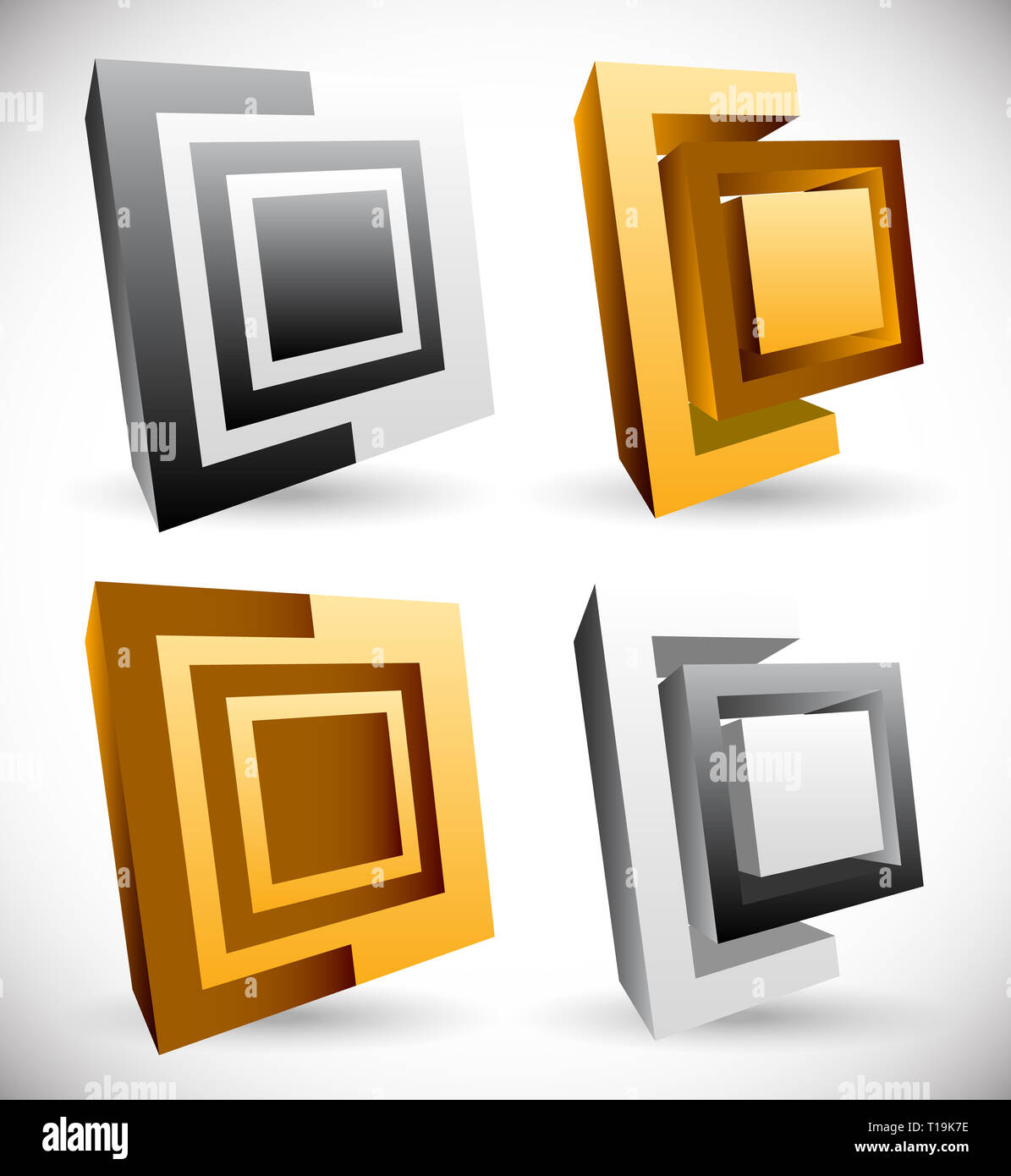 Gold And White Logos Stock Photos And Gold And White Logos Stock Images