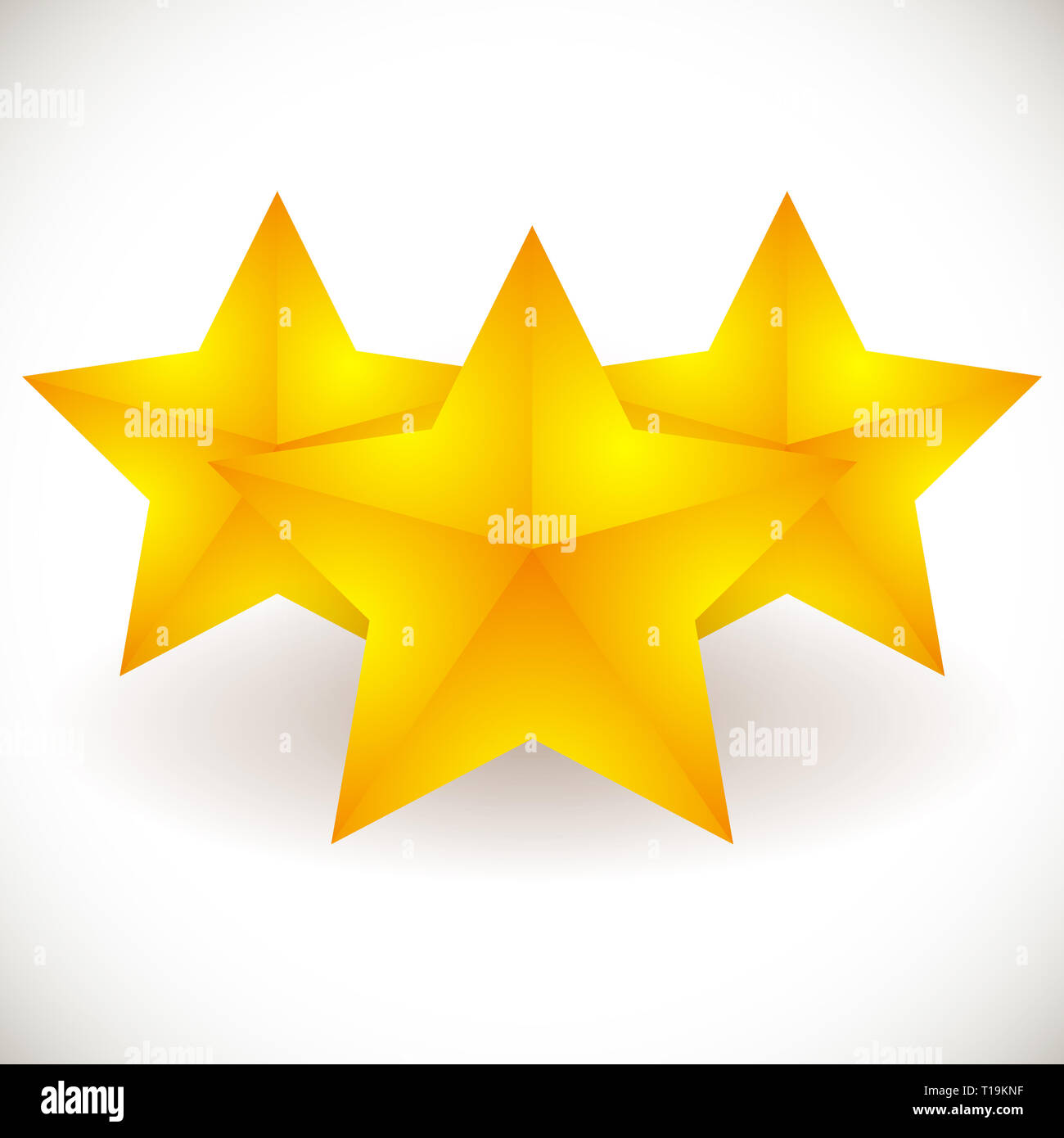 Vector illustration of a glossy star composition Stock Photo - Alamy
