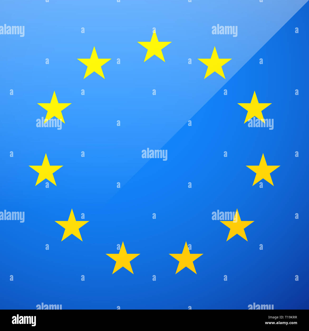 12 Stars In Circle For Award Prize Or Certification Concepts Official European Union Flag With Twelve Stars Stock Photo Alamy