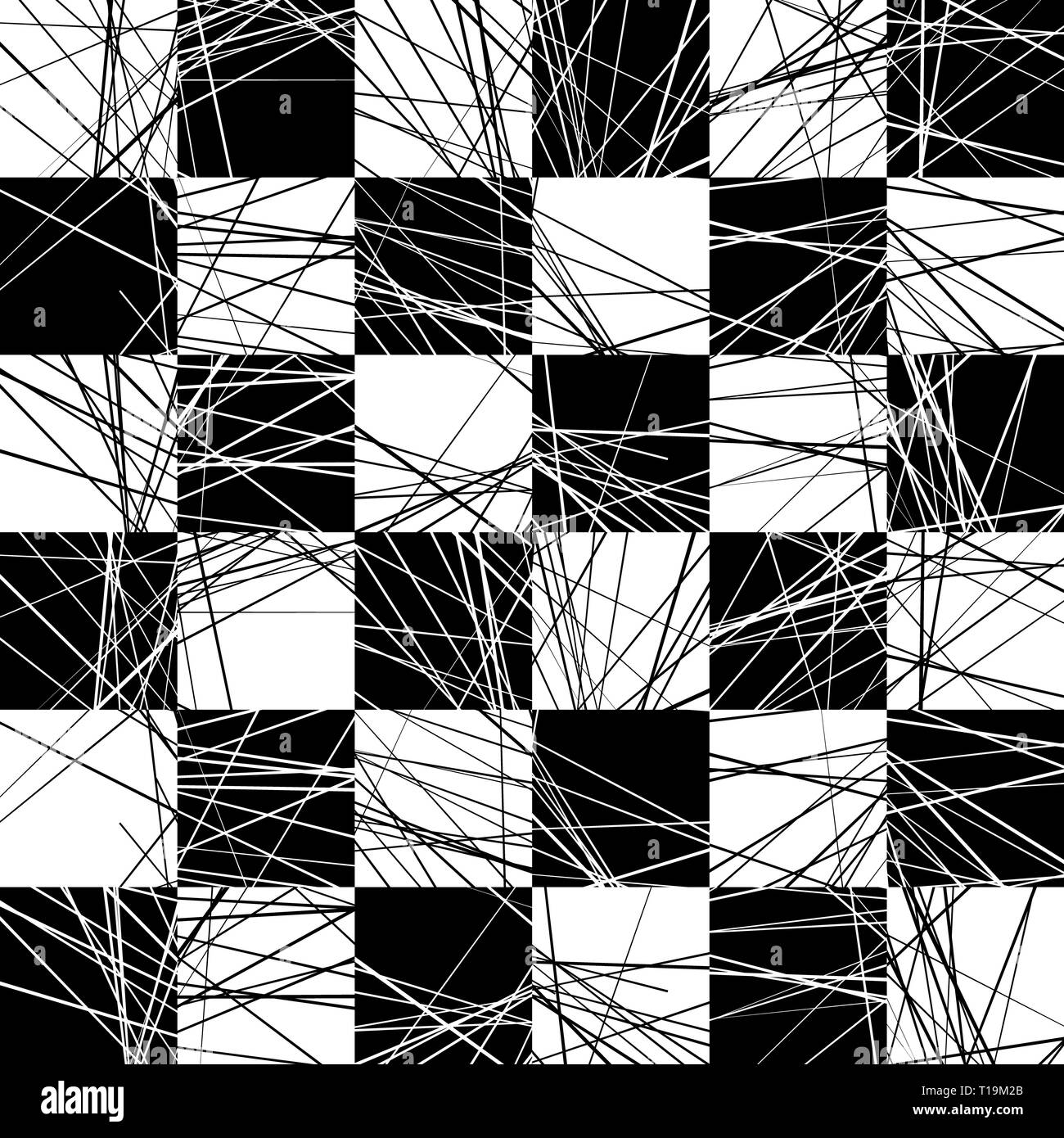 Abstract vector pattern with straight, random lines Stock Photo - Alamy