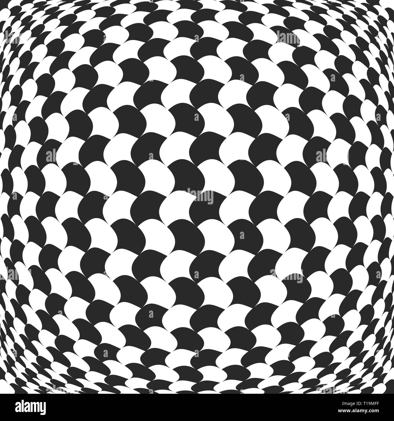 Abstract checkered background with distortion Stock Photo - Alamy