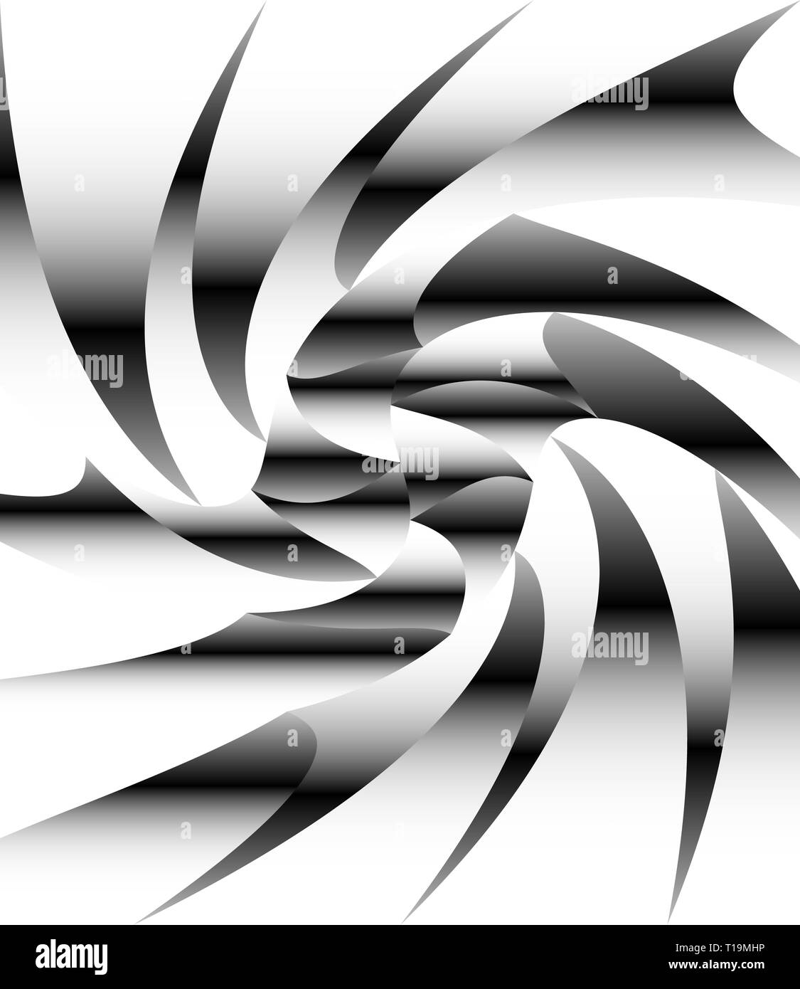 Abstract Pattern with Rotating, Spiral Effect. Vortex, twisting