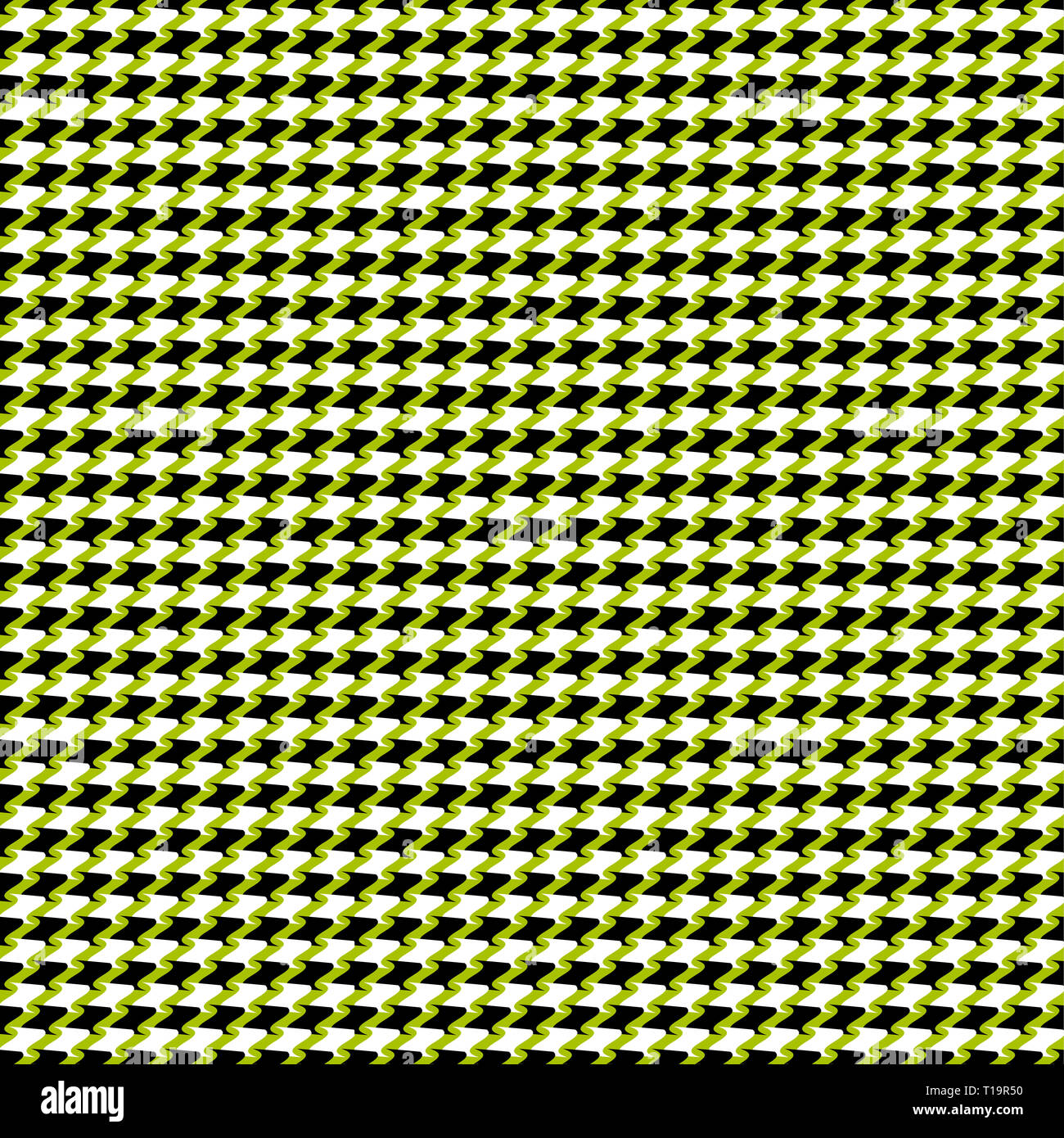 Seamlessly repeatable geometric vector pattern with distorted (wavy ...