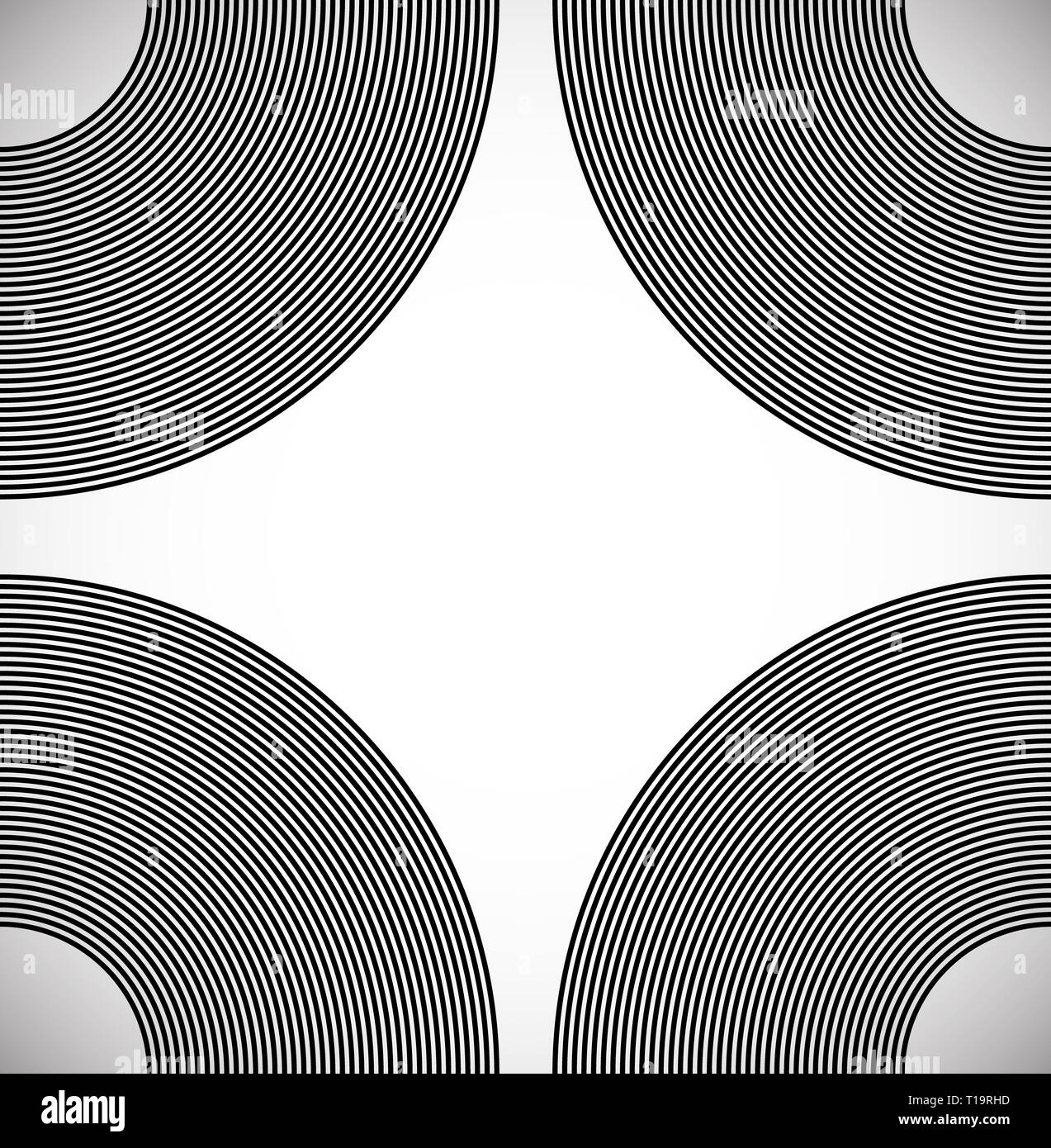 Concentric Circle Elements / Backgrounds. Abstract circle pattern Stock ...