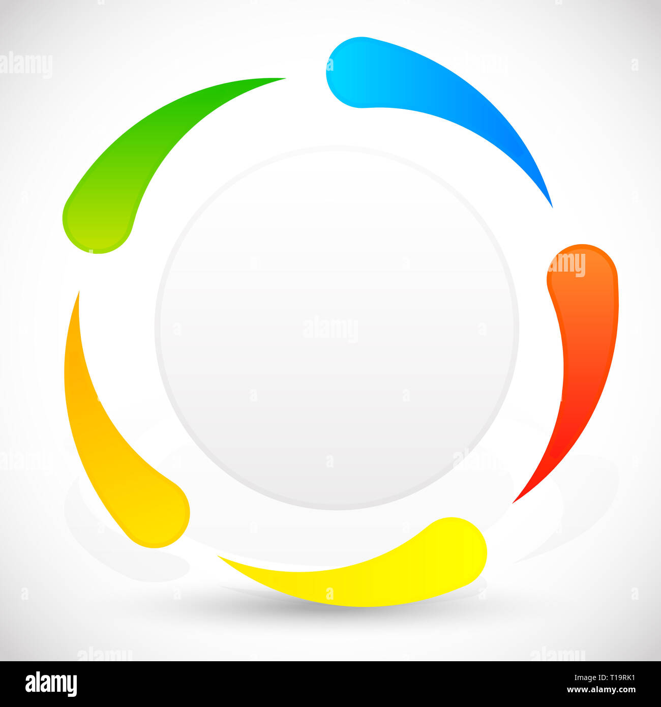 Circular vector template Stock Photo - Alamy