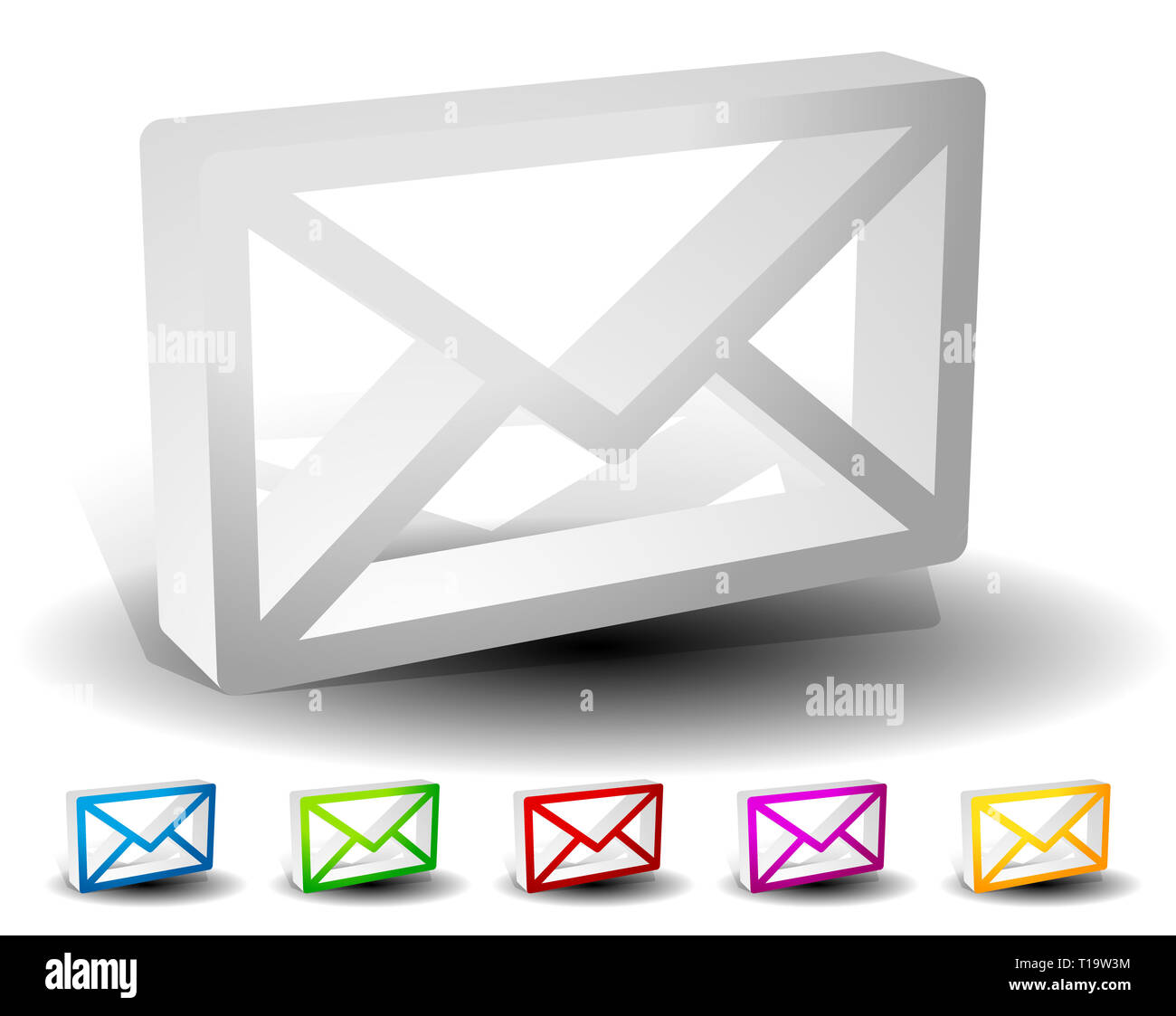 3d envelope icon