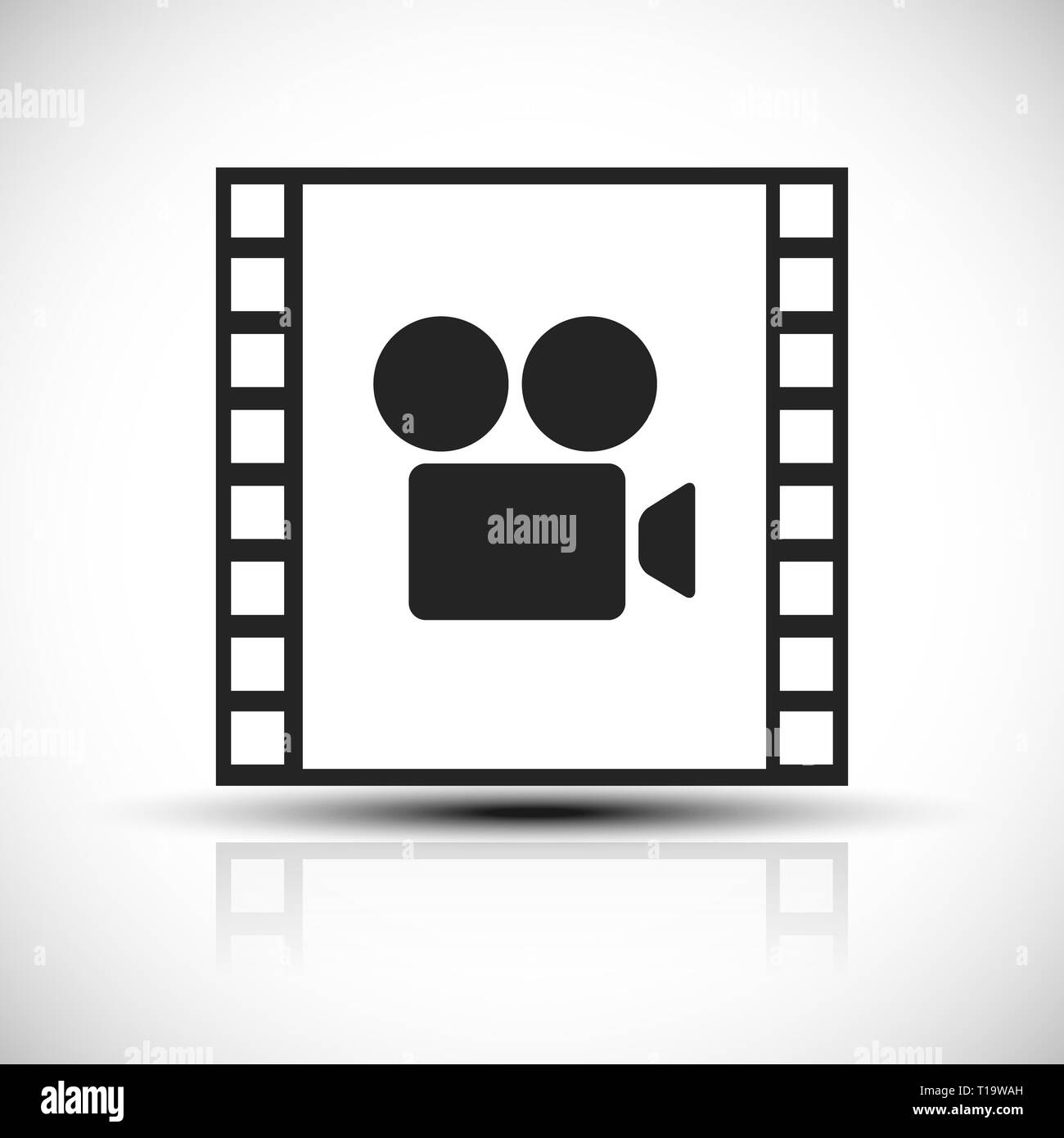 Simple concept graphic for movie, movie production Stock Photo - Alamy