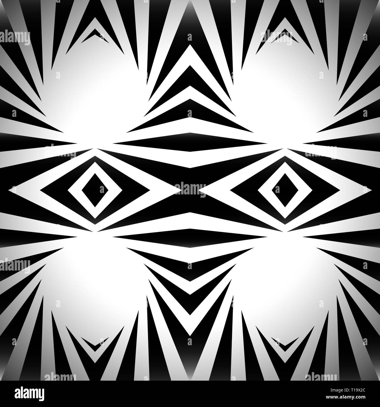 Abstract vector pattern, background in black and white Stock Photo - Alamy