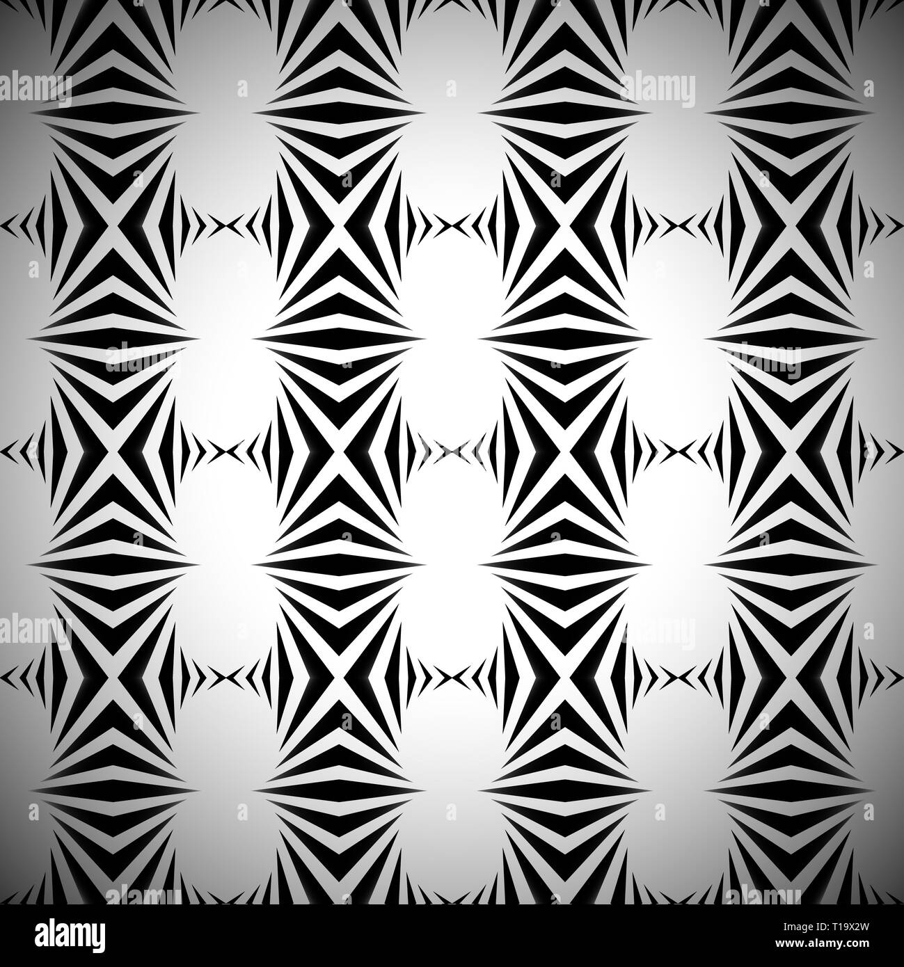 Abstract vector pattern, background in black and white Stock Photo - Alamy