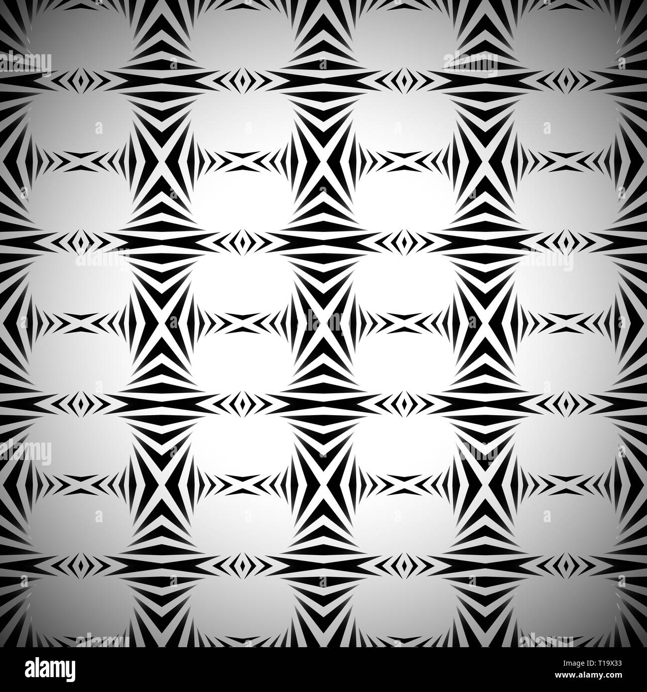 Abstract vector pattern, background in black and white Stock Photo - Alamy
