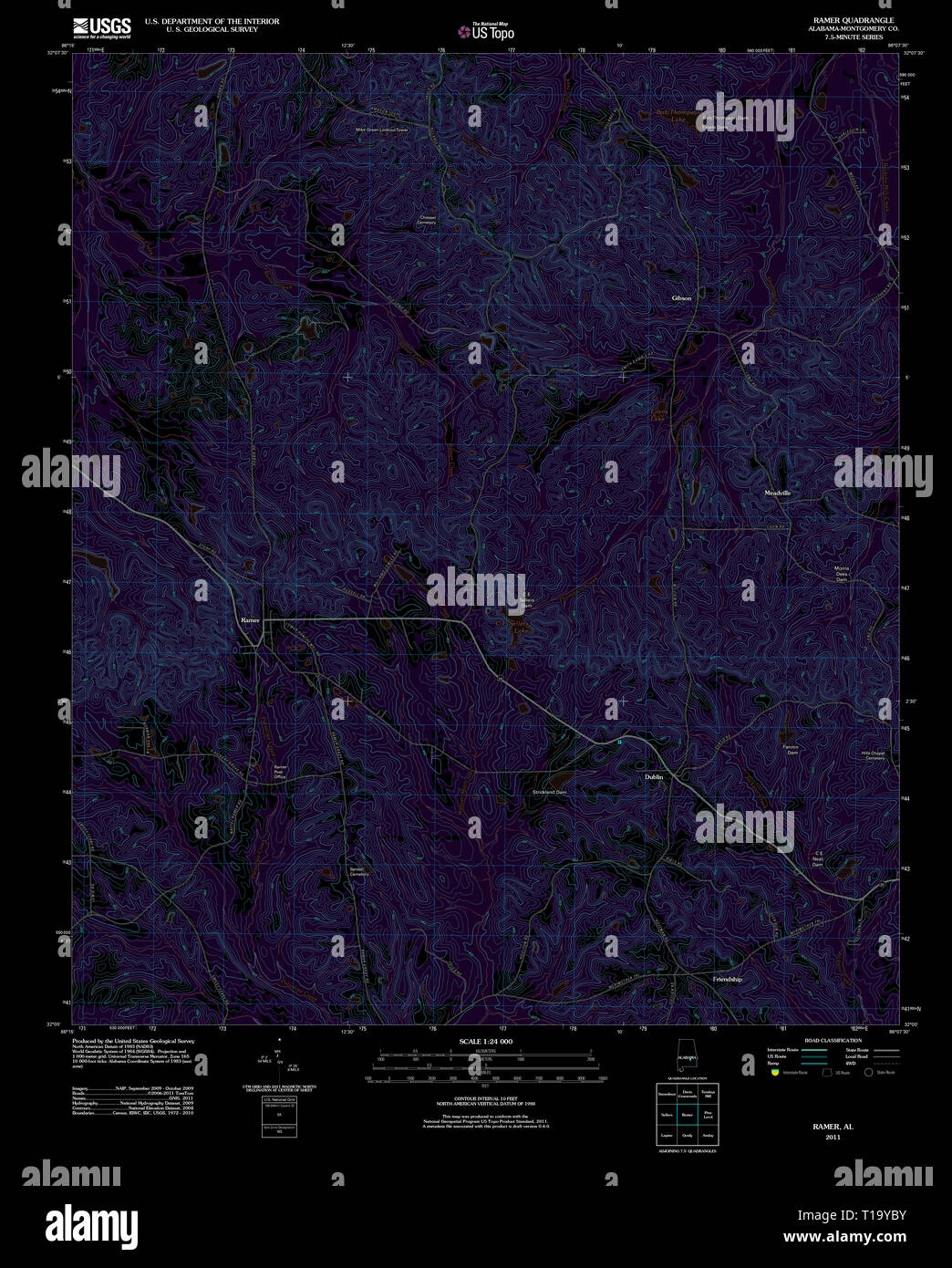 Map of ramer hires stock photography and images Alamy