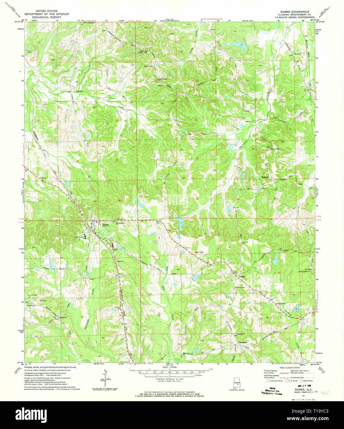 Map of ramer hires stock photography and images Alamy