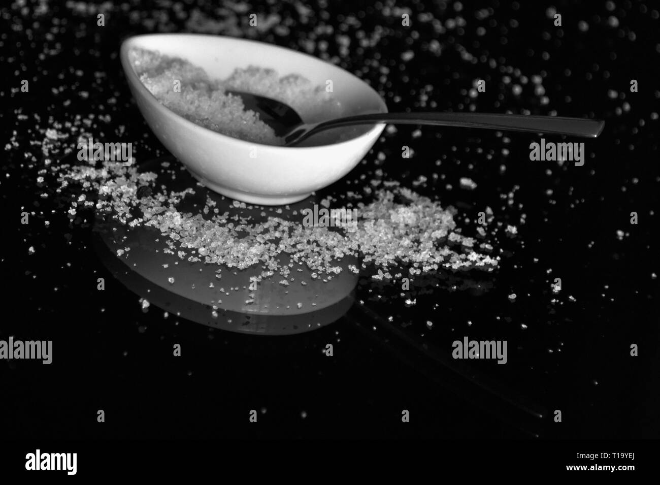 Salt - Nature's edible diamonds Stock Photo