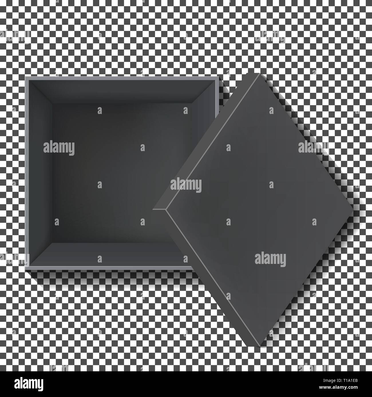 Black box vector Stock Vector Image & Art - Alamy