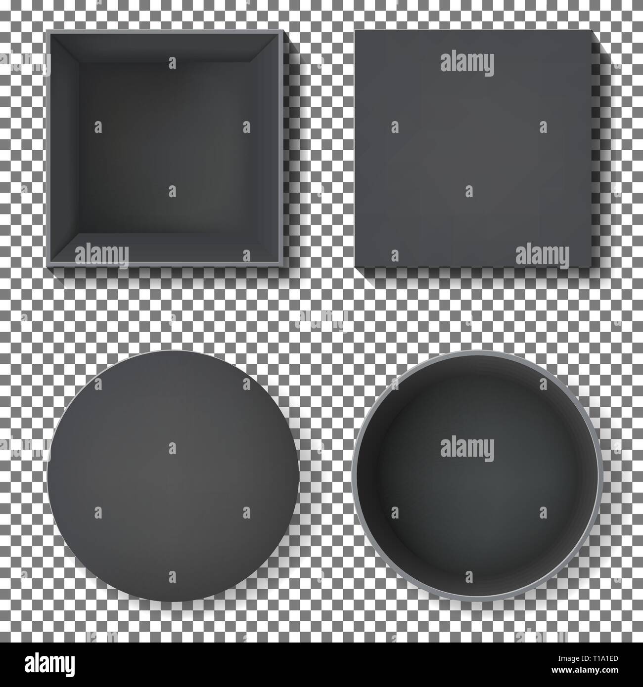 Black box vector Stock Vector Image & Art - Alamy