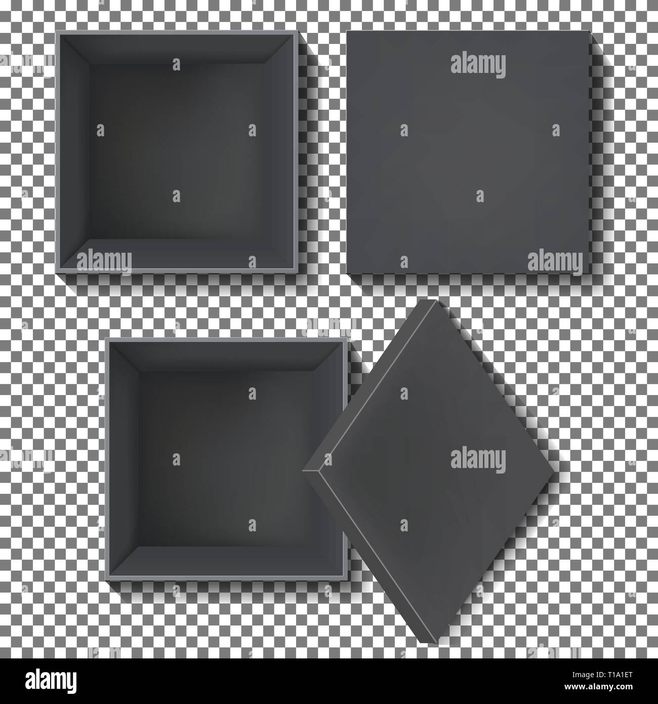 Black box vector Stock Vector Image & Art - Alamy