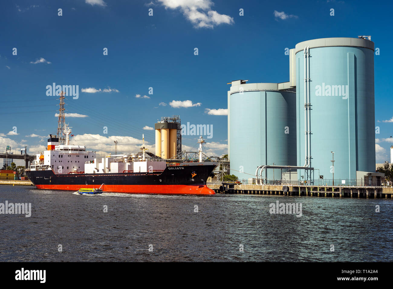 Melbourne, Australia Port of Melbourne docks Stock Photo Alamy