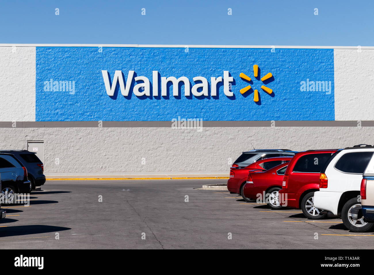 Las Vegas - Circa June 2019: Walmart Retail Location. Walmart is