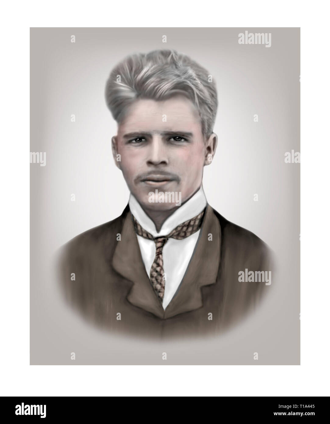 Hermann Rorschach 1884-1922 Swiss Psychiatrist Psychoanalyst Stock Photo