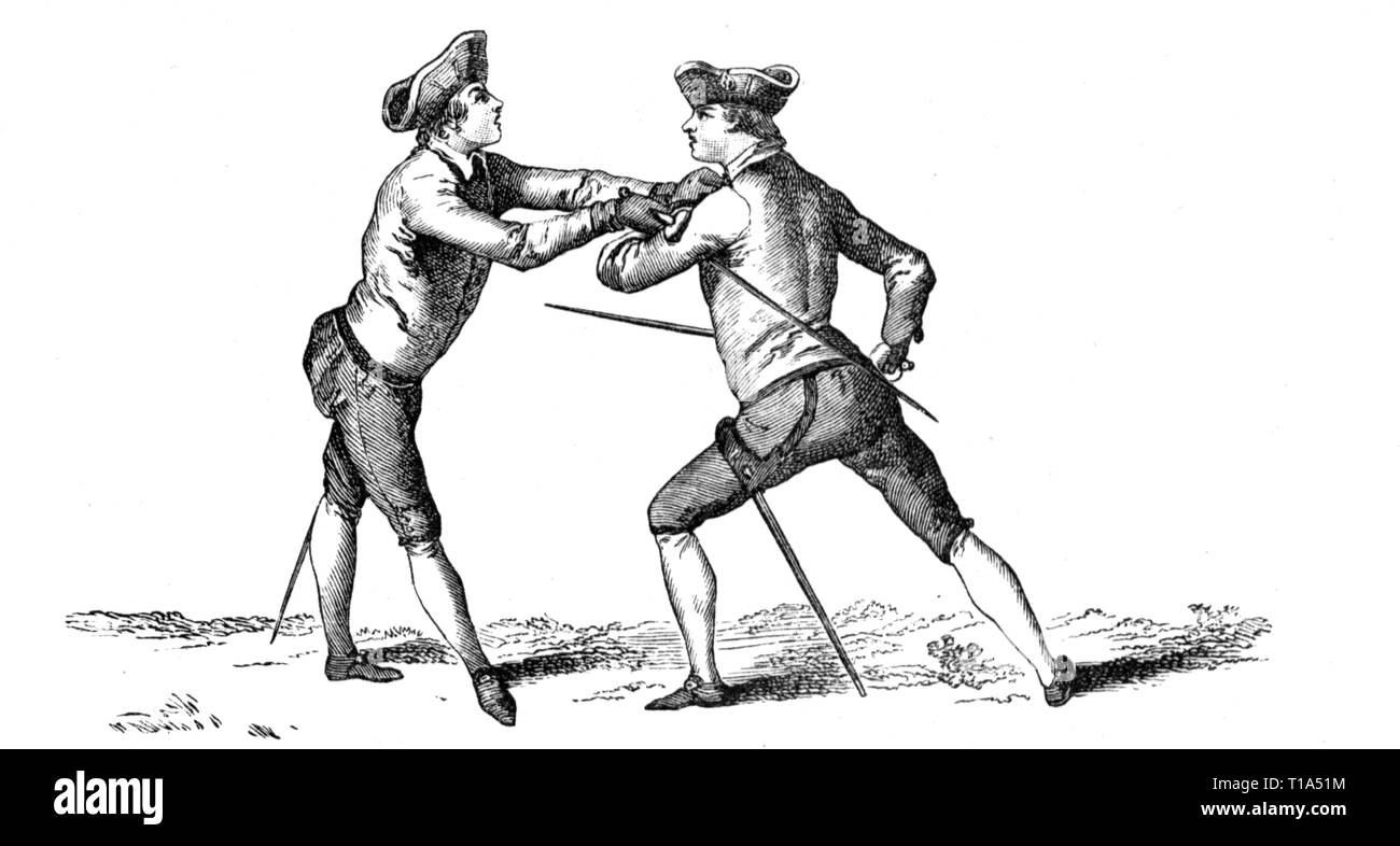 Фехтование во Франции 17 век