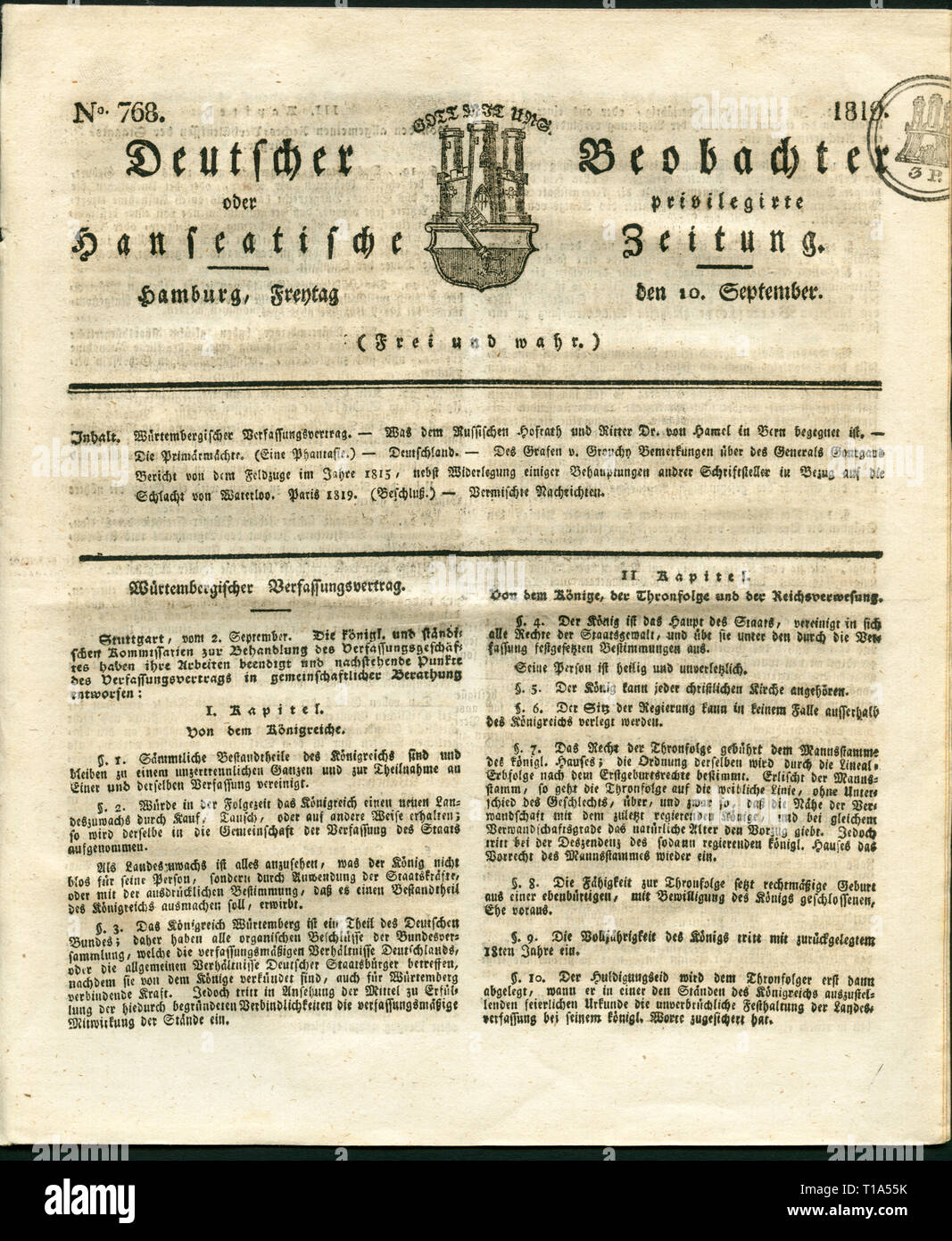 The German Observer Stock Photos The German Observer Stock
