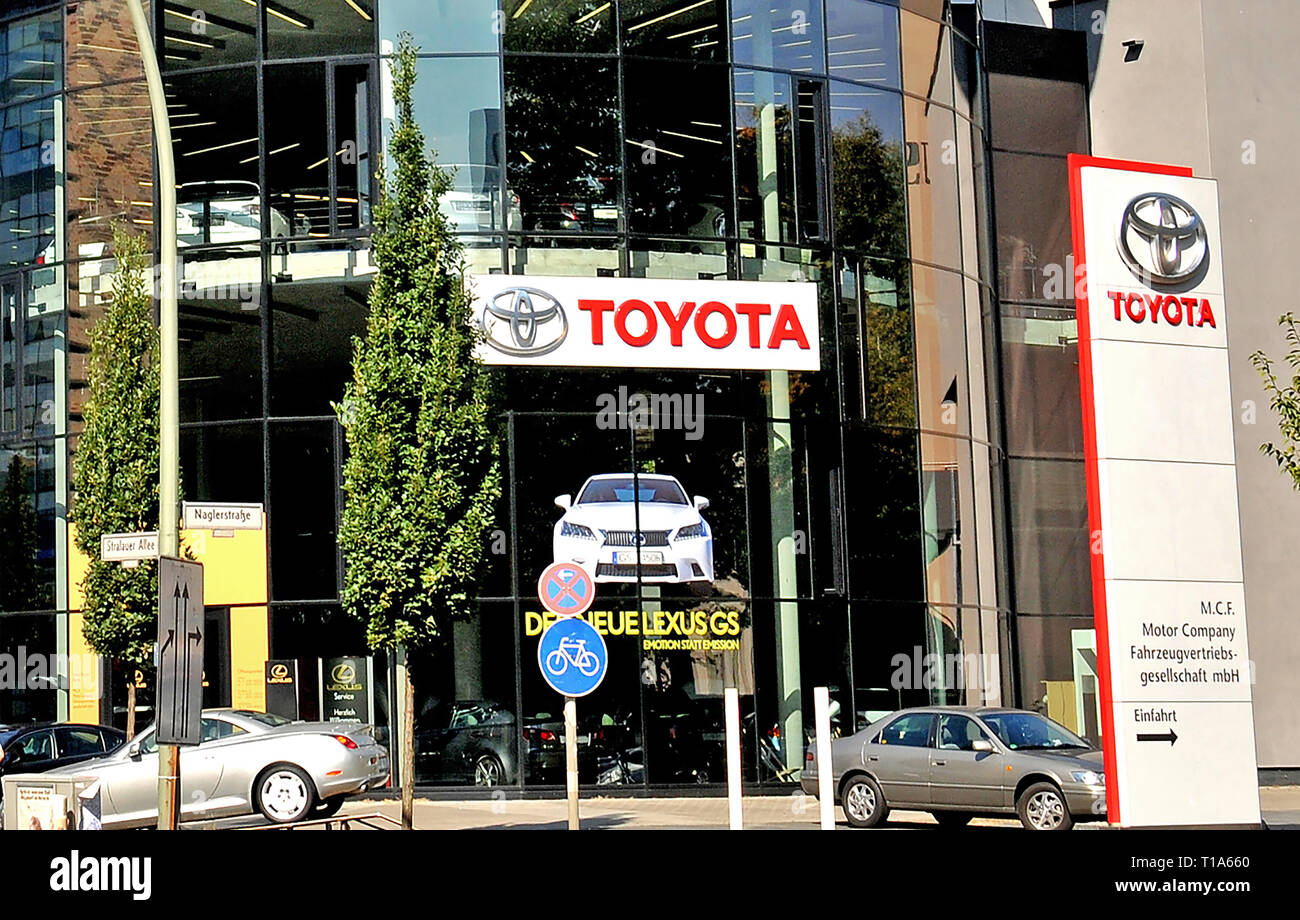 Toyoto Motor Company, Stralauer Allee, Berlin, Germany Stock Photo