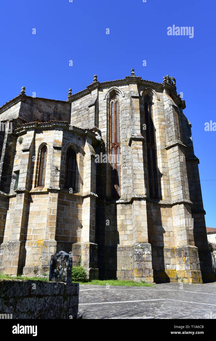 Mendicant Gothic (Spanish Gothic) landmark. Santo Domingo Church and