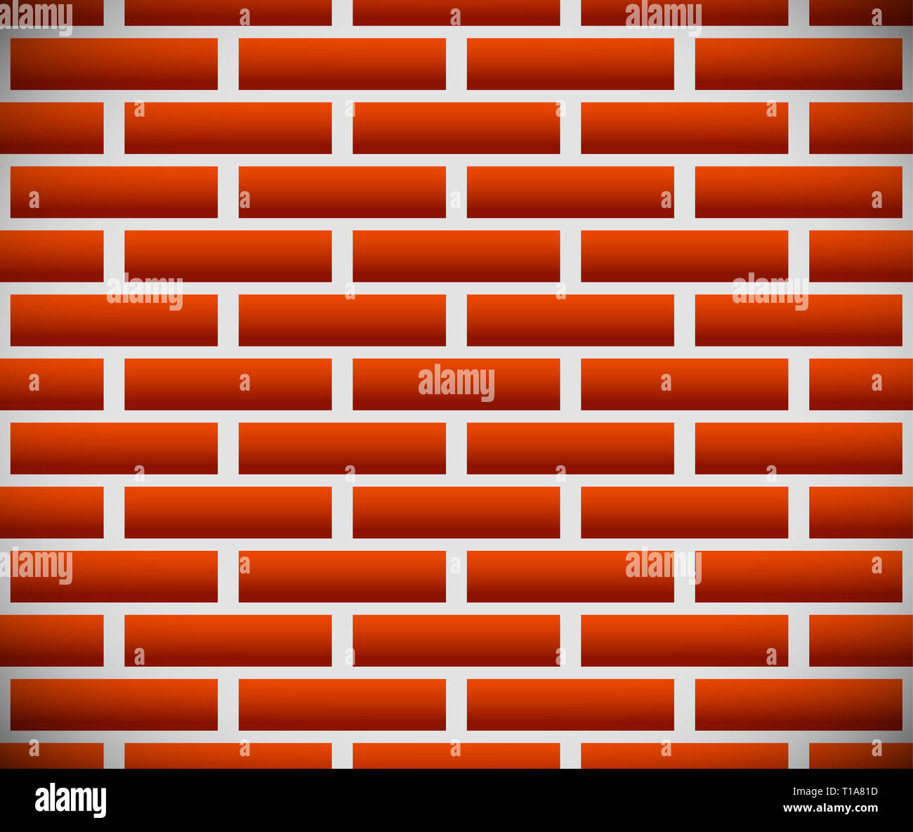 Seamless pattern of dark brickwork, brick wall. Repeatable ...