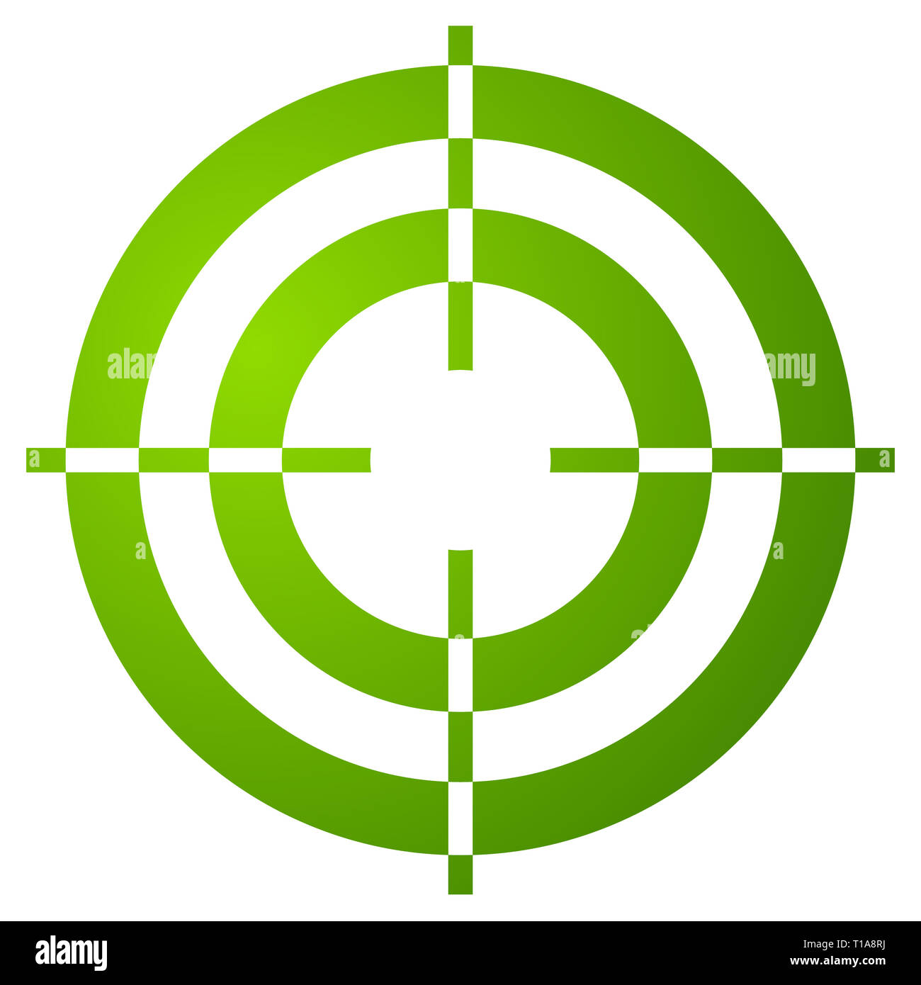 Colored crosshair, reticle, target mark shape on white Stock Photo - Alamy