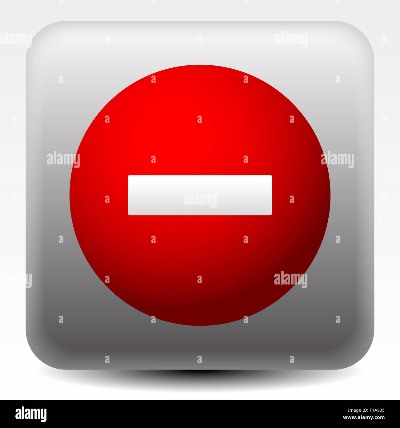Eps 10 Vector Illustration of Prohibition / Restriction Sign, Icon. Do ...