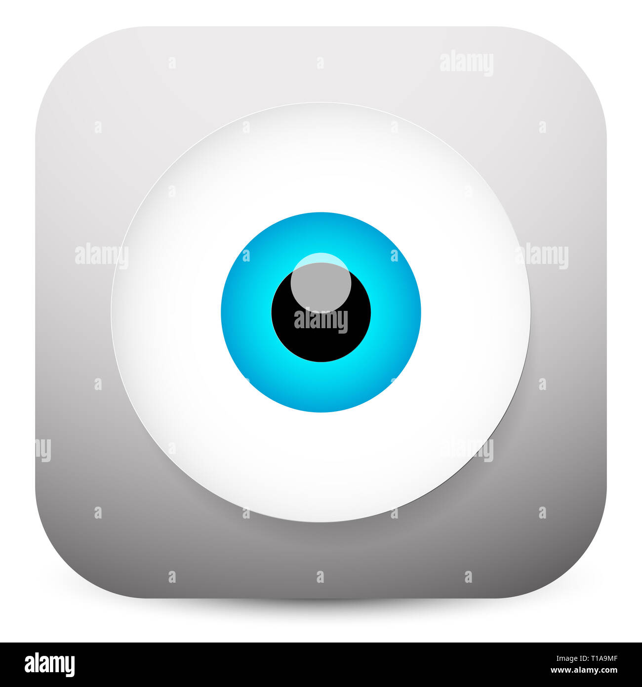 Modern Eye App Icon Stock Photo Alamy