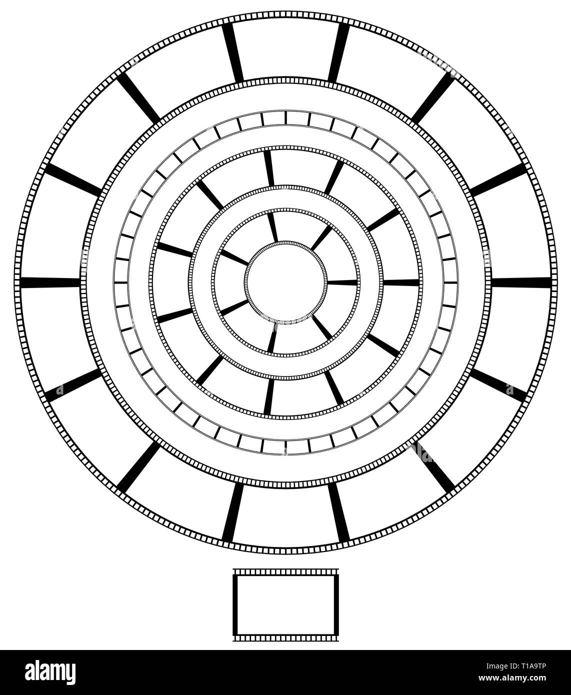 Film strip vector graphics for photography concepts Stock Photo Alamy