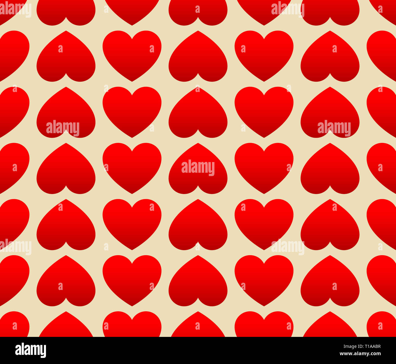Repeatable heart pattern, heart background, vector graphics Stock Photo ...