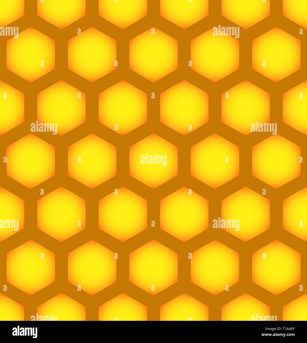 Eps 10 vector illustration of Honeycomb repeatable pattern, Seamless Hexagonal pattern. Stock Photo